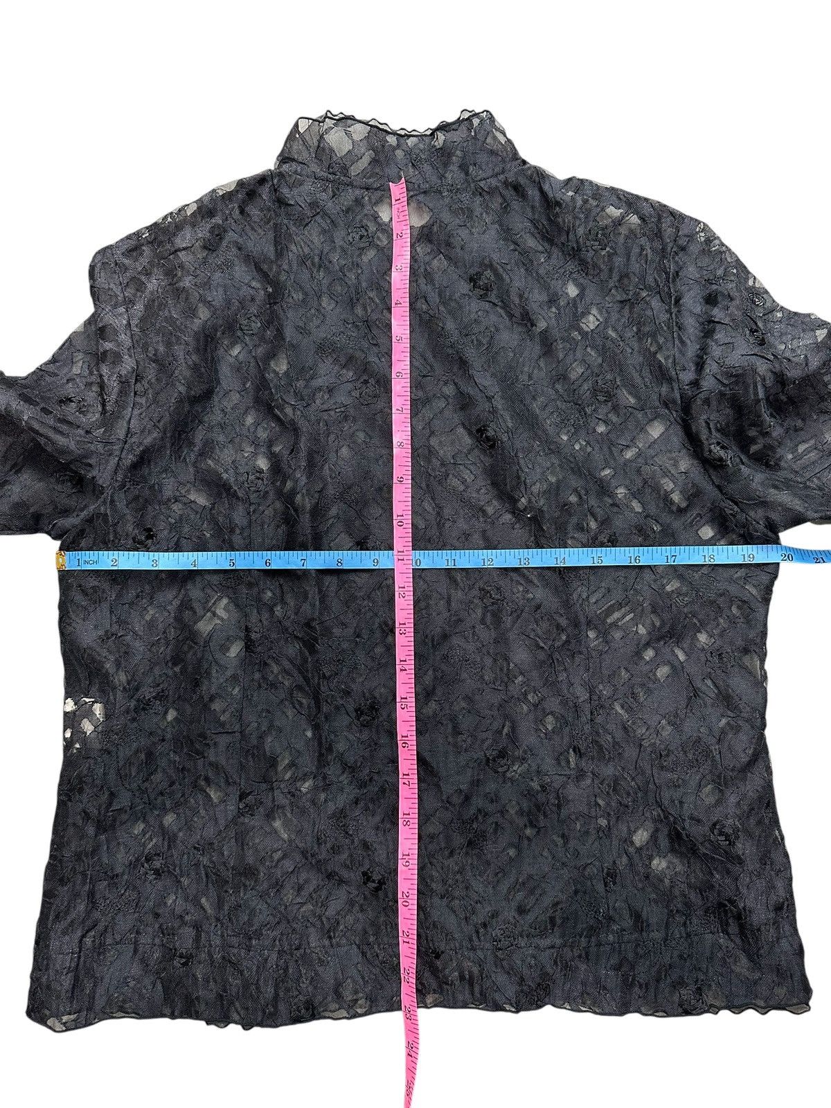 Beauty Beast RARE ROSASE CLUB TRANSPARENT SHIRT ISSEY MIYAKE YOHJI STYLE Size US M / EU 48-50 / 2 - 12 Thumbnail