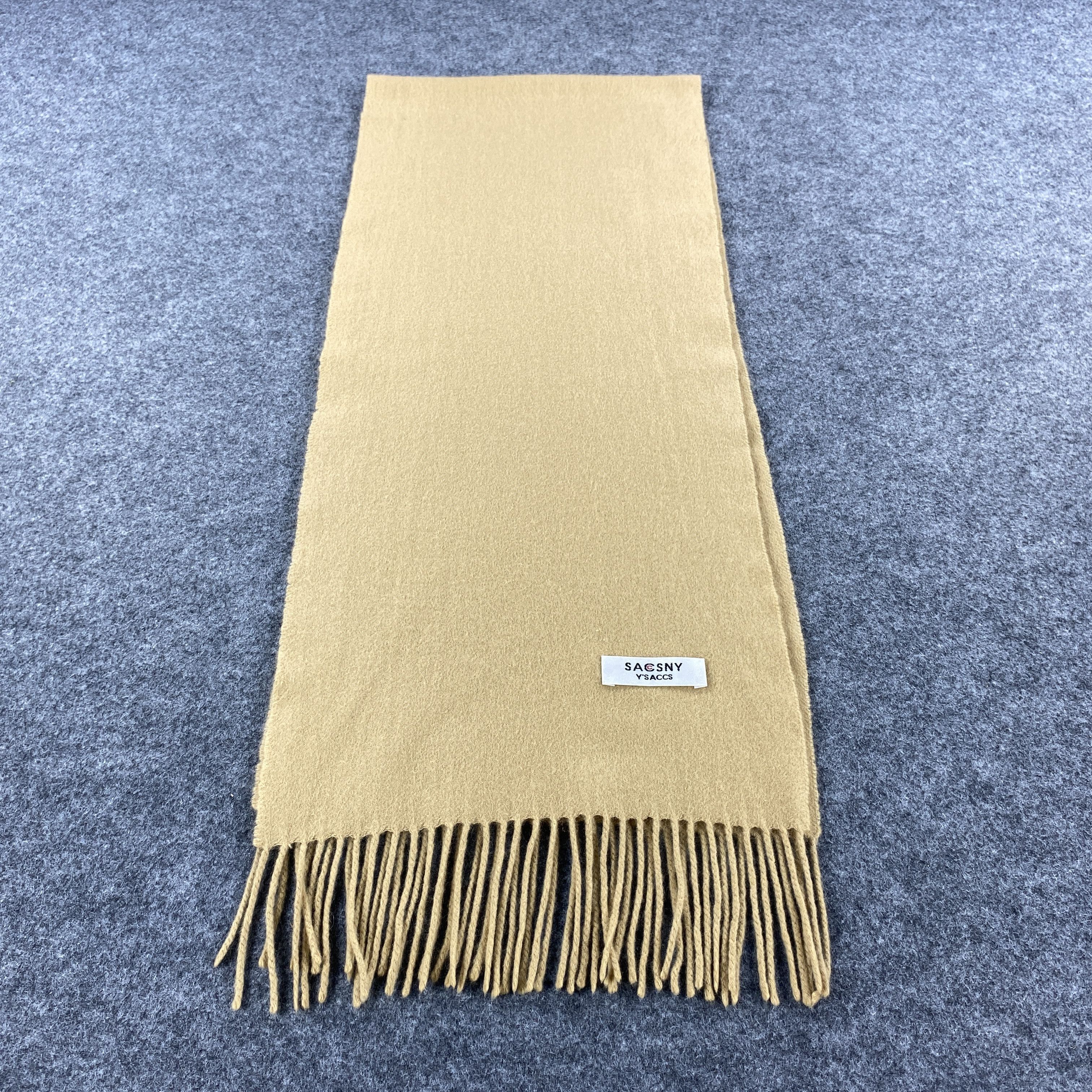 Vintage × Yohji Yamamoto GF10618 Sacsny Ysaccs Yohji Yamamoto Scarf Neck Wear Muffler Size ONE SIZE - 3 Thumbnail