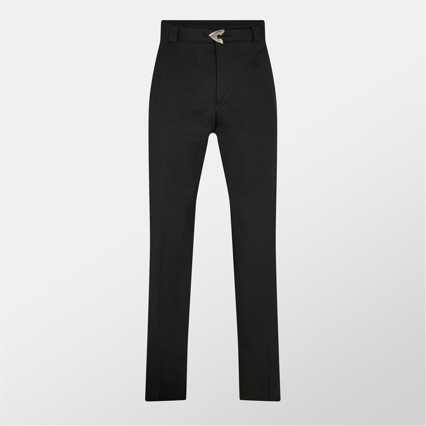 Alexander McQueen o1g2r1mq0326 Buckle Tapered Trousers in Black Size US 36 / EU 52 - 1 Thumbnail