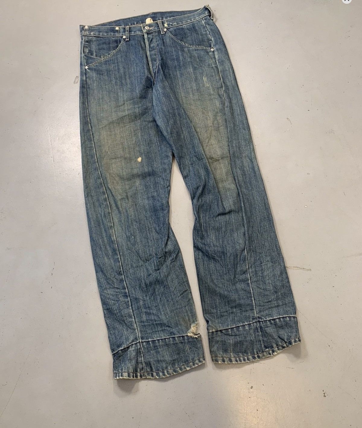 Levi's Vintage Levi’s engineer jeans denim Size US 34 / EU 50 - 2 Thumbnail