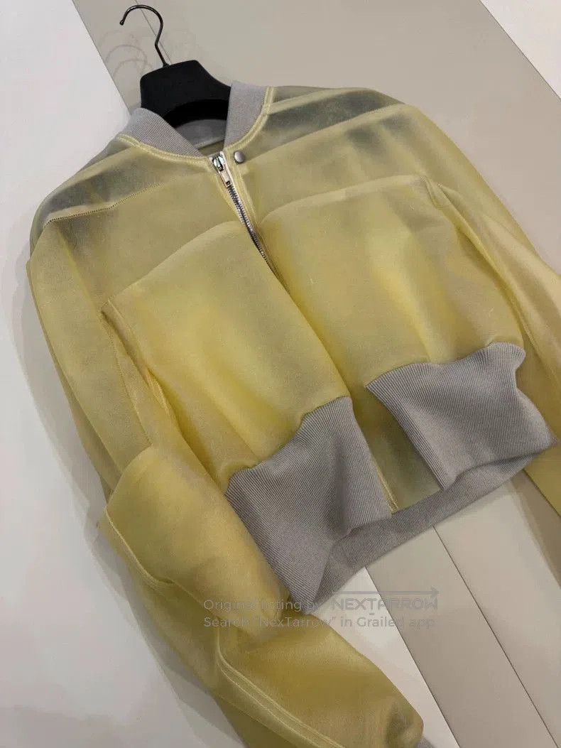 Rick Owens Rick Owens Transparent Bomber Jacket. Size US M / EU 48-50 / 2 - 2 Thumbnail