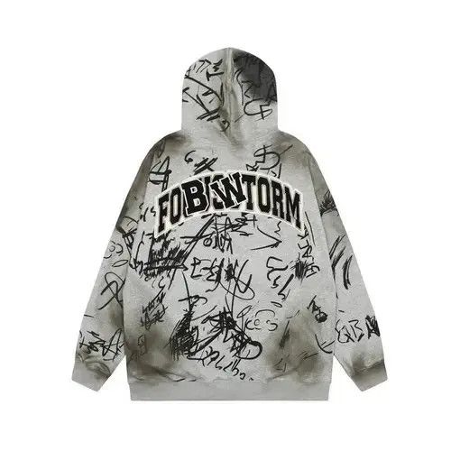 Other Street Graffiti Oversized Hoodie Size US L / EU 52-54 / 3 - 1 Thumbnail