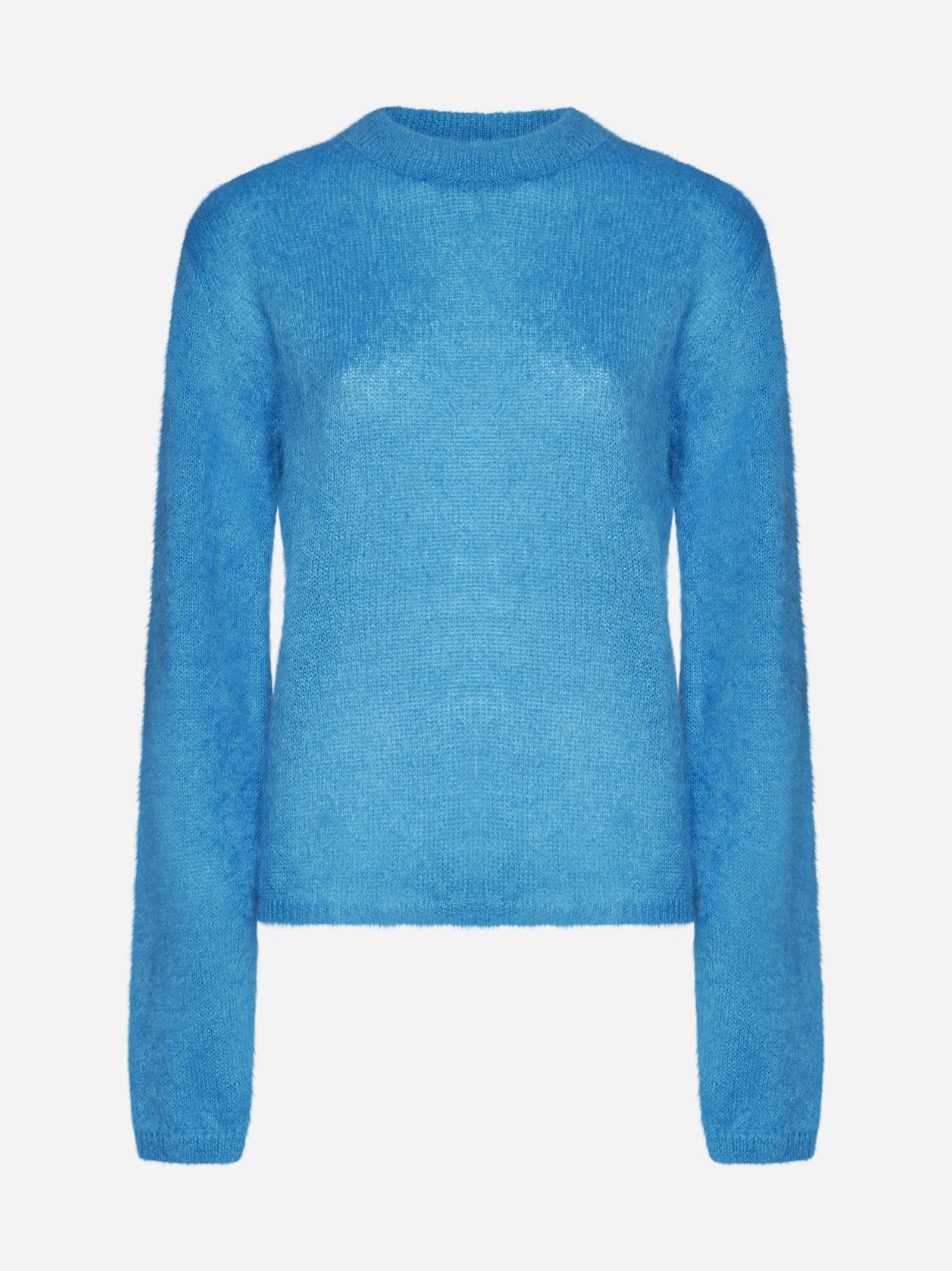 Marni o1y1125 Crewneck Sweater in Azure Size S / US 4 / IT 40 - 1 Thumbnail
