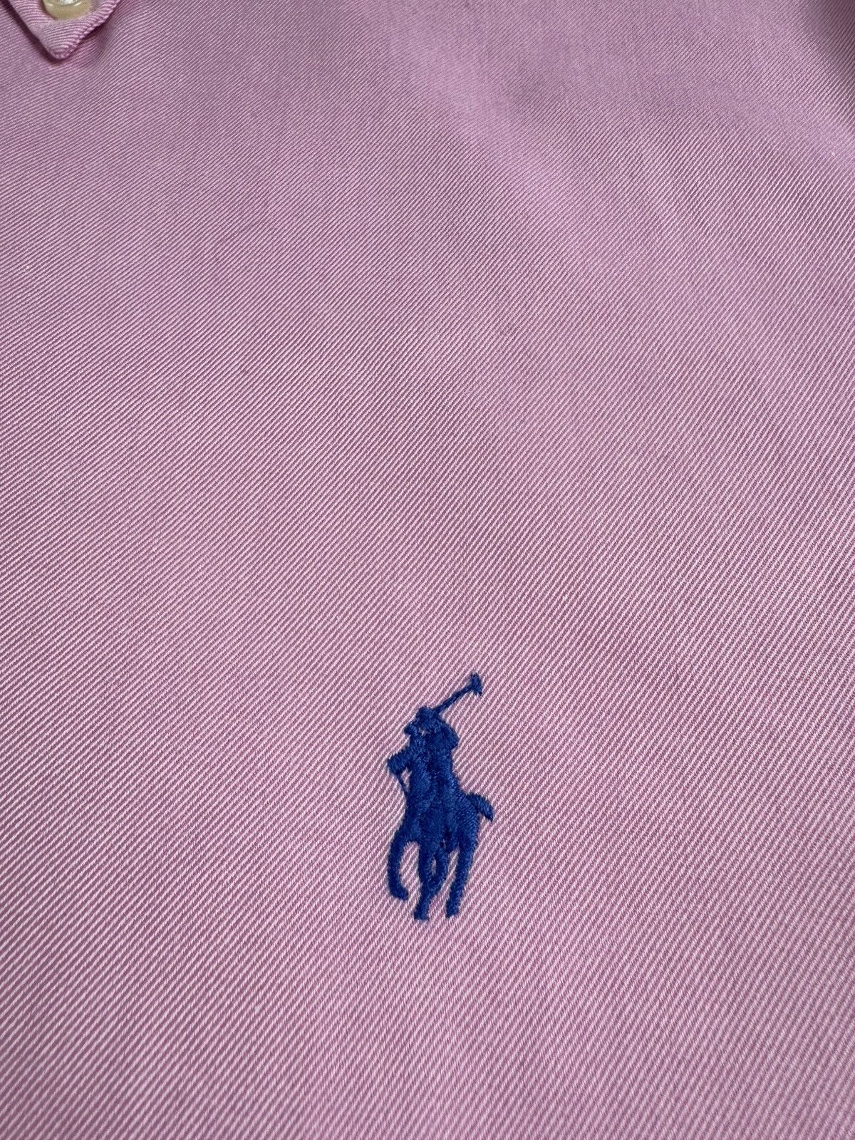 Polo Ralph Lauren Polo Ralph Lauren Rose Classic Blank Longsleeve Button Shirt Size US L / EU 52-54 / 3 - 8 Thumbnail