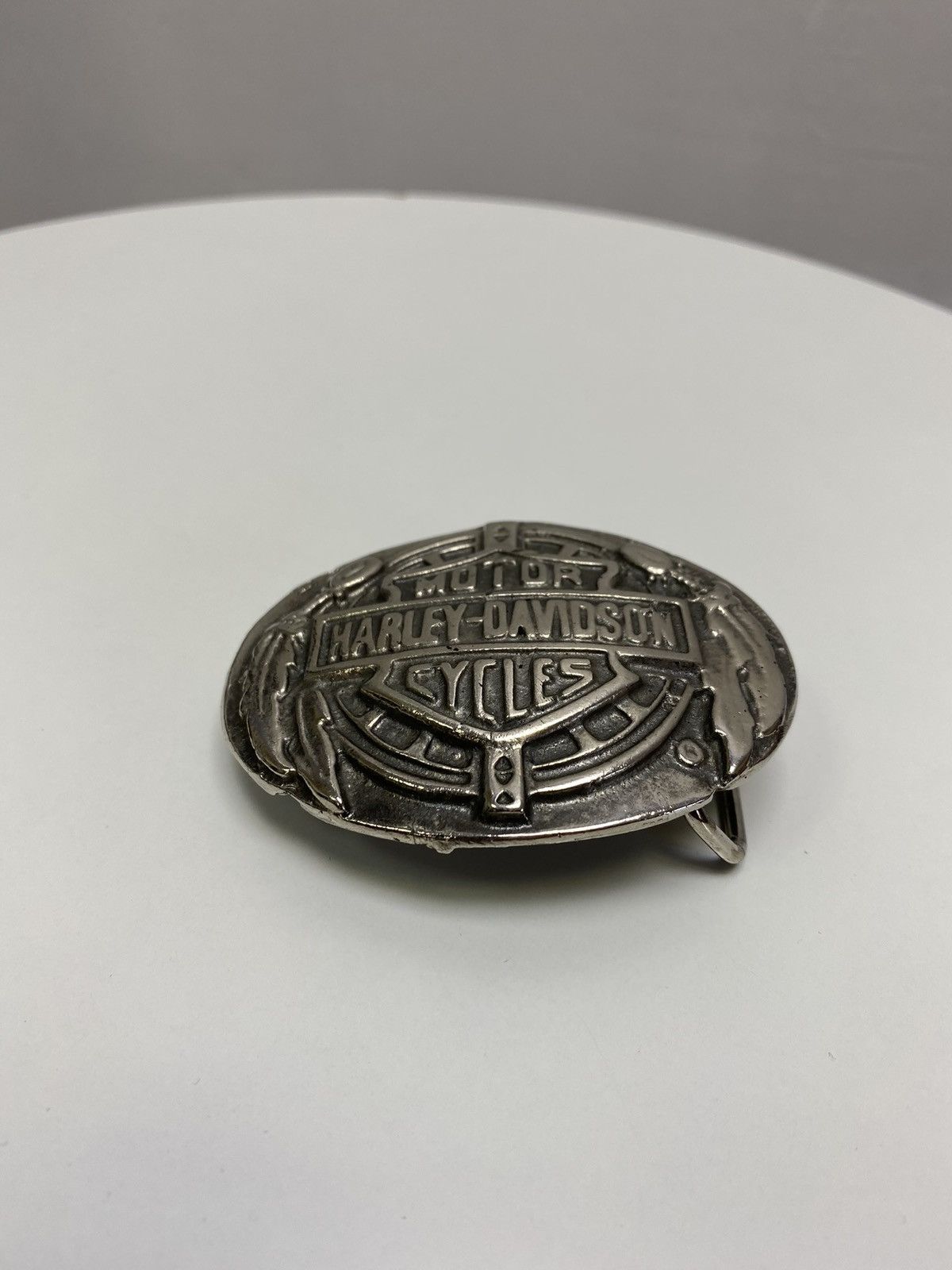 Harley Davidson × Vintage Vintage Harley Davidson Motorcycles Belt Buckle Usa Size ONE SIZE - 1 Thumbnail