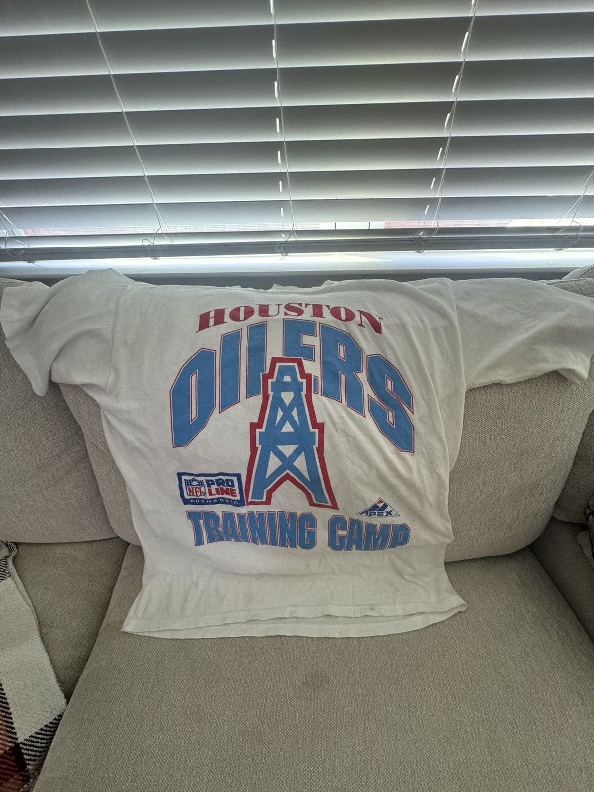 Vintage White vintage oilers t shirt Size US XL / EU 56 / 4 - 1 Thumbnail