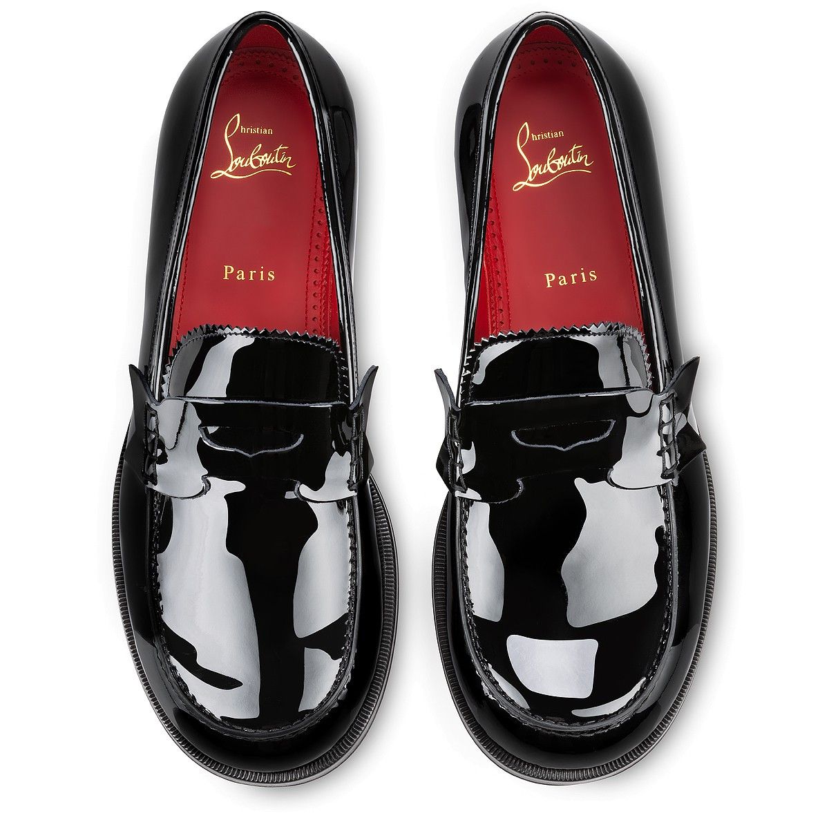 Christian Louboutin o1s1wg110924 No Penny Flat Shoes in Black Size US 8.5 / EU 41-42 - 4 Thumbnail