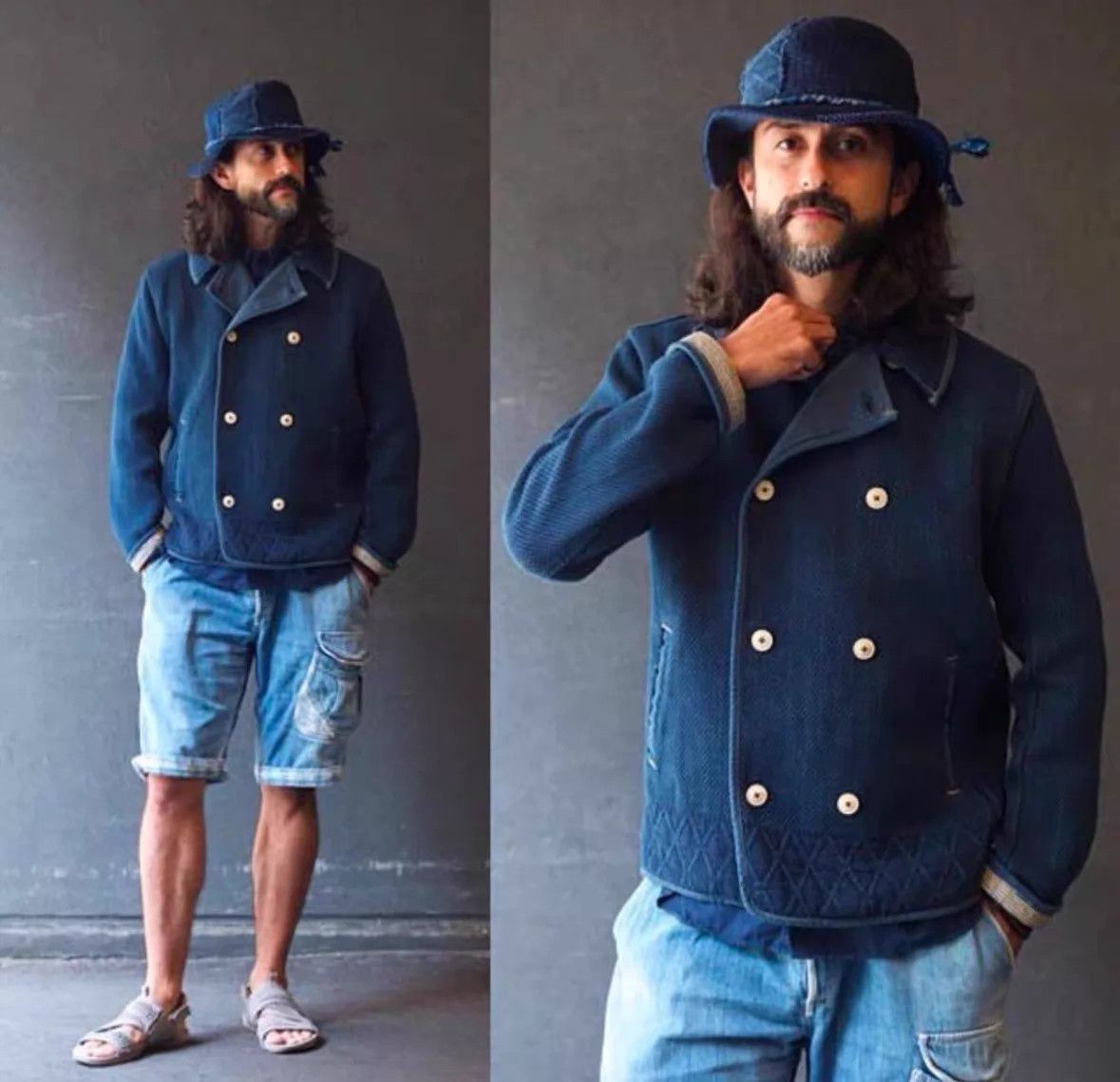 Porter Porter Classic Indigo Sashiko Kendo Jacket M Black Size US L / EU 52-54 / 3 - 9 Thumbnail
