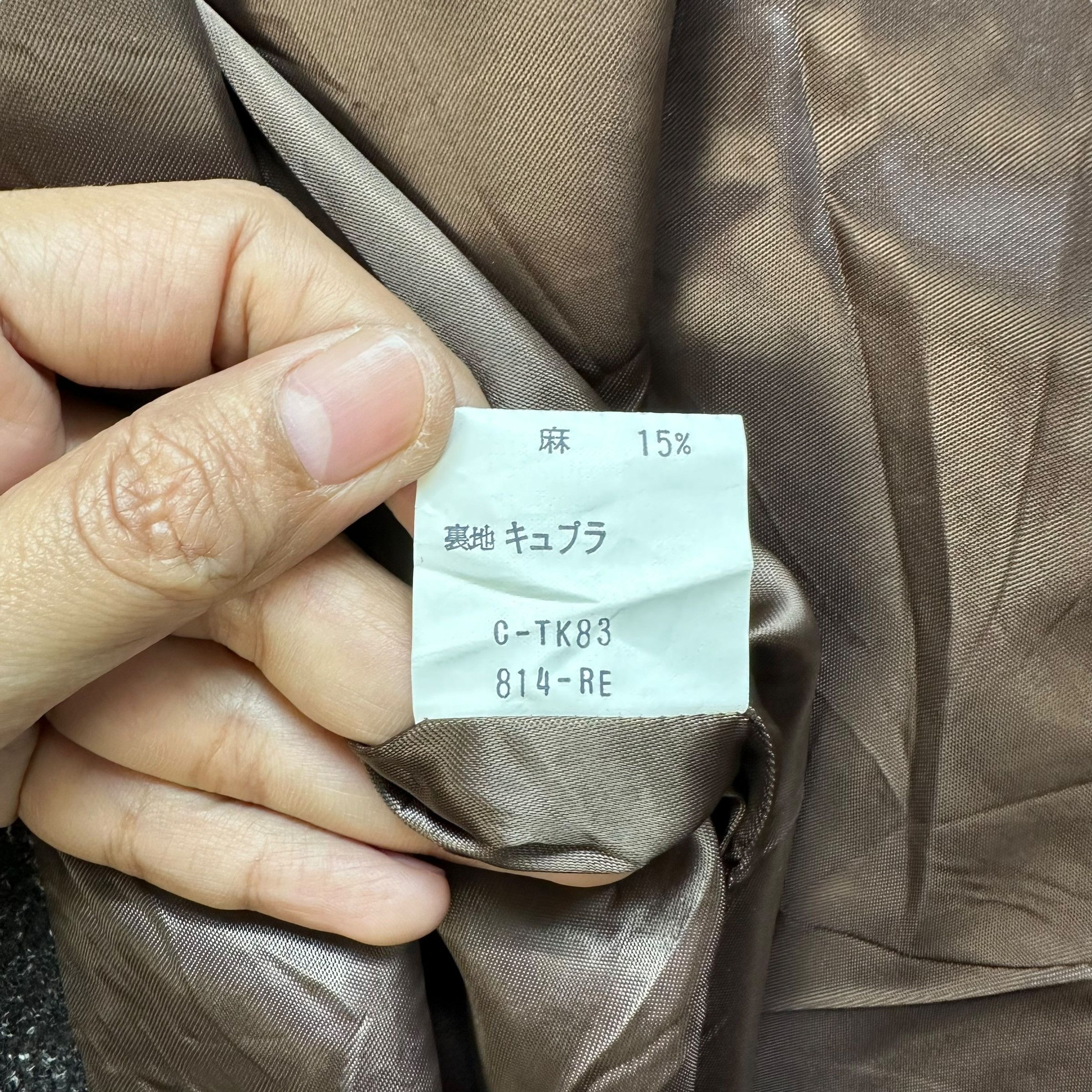 Japanese Brand PACO ROBANNE PARIS Asymmetrical Wool Overcoat #A17-0412 Size US M / EU 48-50 / 2 - 12 Thumbnail