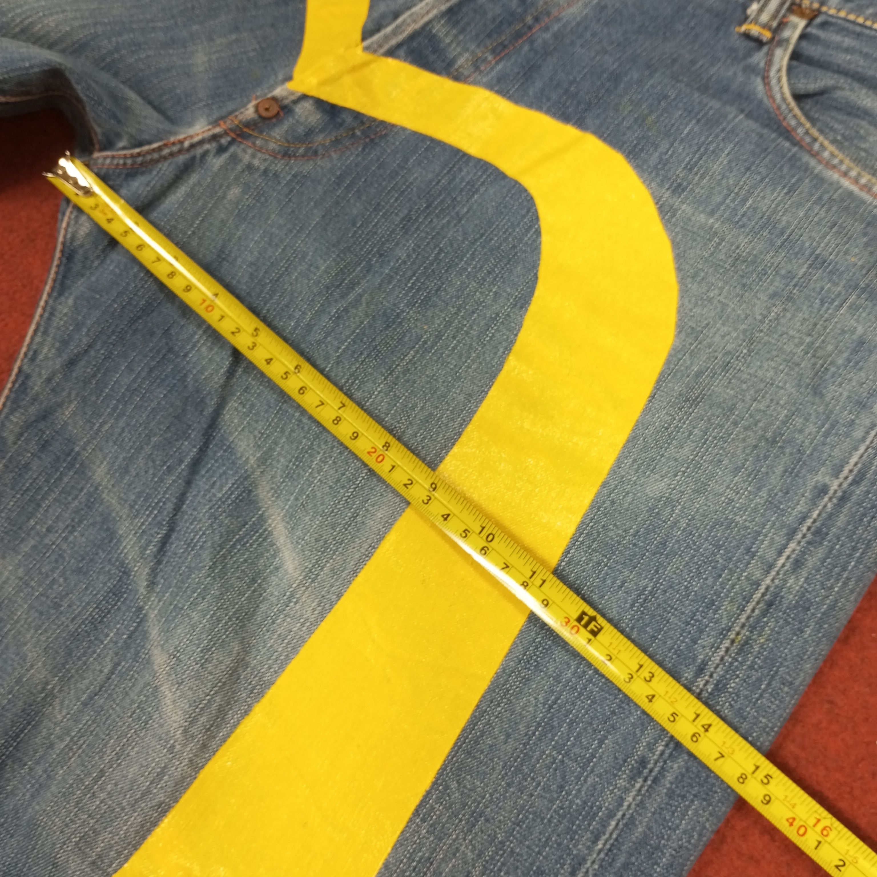 Evisu × Japanese Brand × Vintage Evisu Japanese Brand Fashion Style Custom Daicock Jeans Size US 36 / EU 52 - 9 Thumbnail
