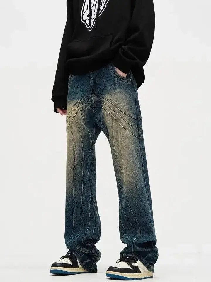 Japanese Brand Flare Pants High Waisted Jeans Size US 32 / EU 48 - 4 Thumbnail