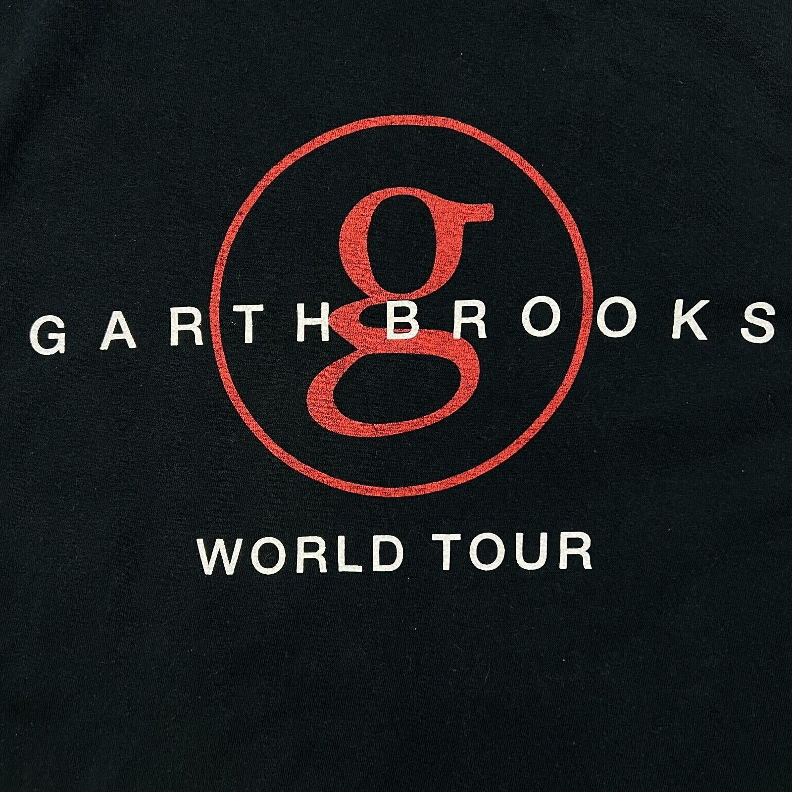 Band Tees × Vintage 2016 Garth Brooks T Shirt XL World Tour Short Sleeve Tee Size US XL / EU 56 / 4 - 2 Thumbnail