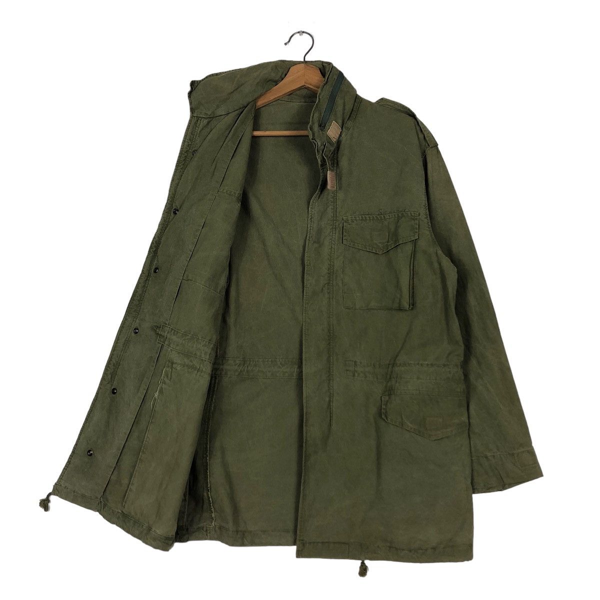 Japanese Brand 🔥Vintage Chore Biker Jacket Military Cargo Pockets Size US L / EU 52-54 / 3 - 11 Thumbnail
