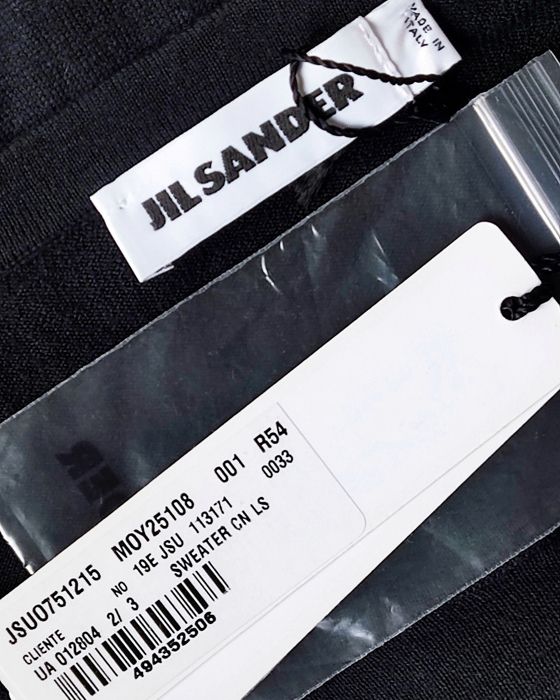 Jil Sander Weightless cotton jumper with a cashmere blend JIL SANDER Size US L / EU 52-54 / 3 - 6 Thumbnail