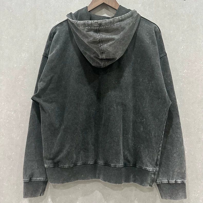 Louis Vuitton Louis Vuitton Washed letter-print hooded drawstring hoodie Size US M / EU 48-50 / 2 - 2 Thumbnail