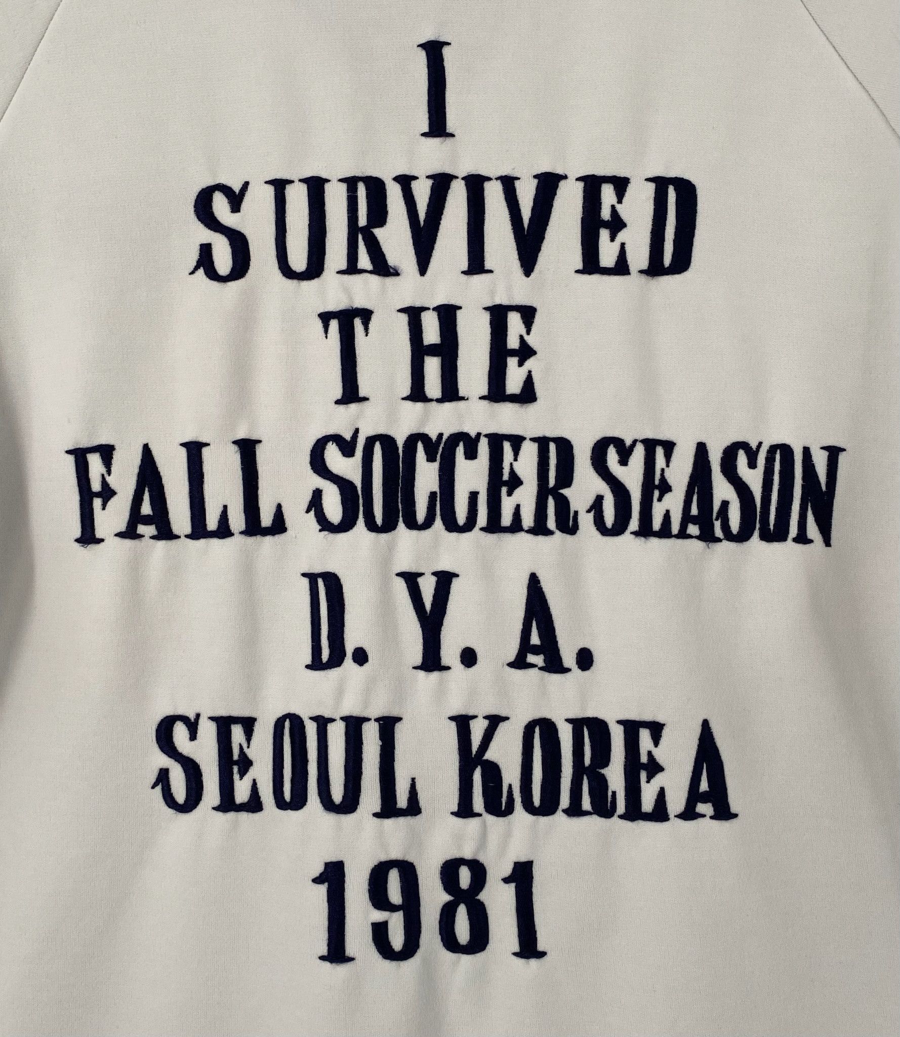 Vintage 1981 Seoul Korea Soccer Coaches Jersey Shirt Men’s Medium Size US M / EU 48-50 / 2 - 4 Thumbnail