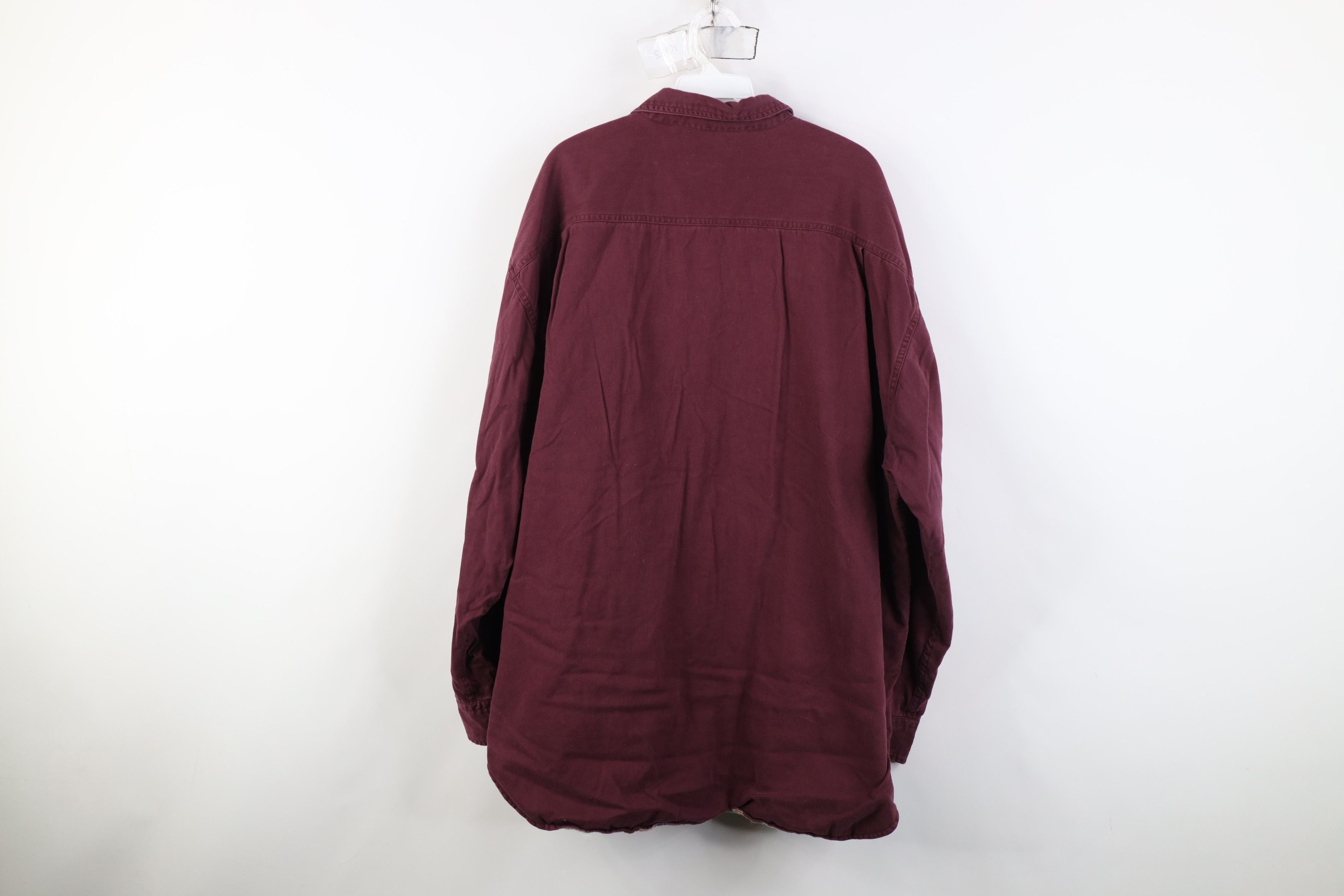 Vintage Vintage 90s Streetwear Heavy Lined Button Shirt Jacket Size US XXL / EU 58 / 5 - 12 Thumbnail