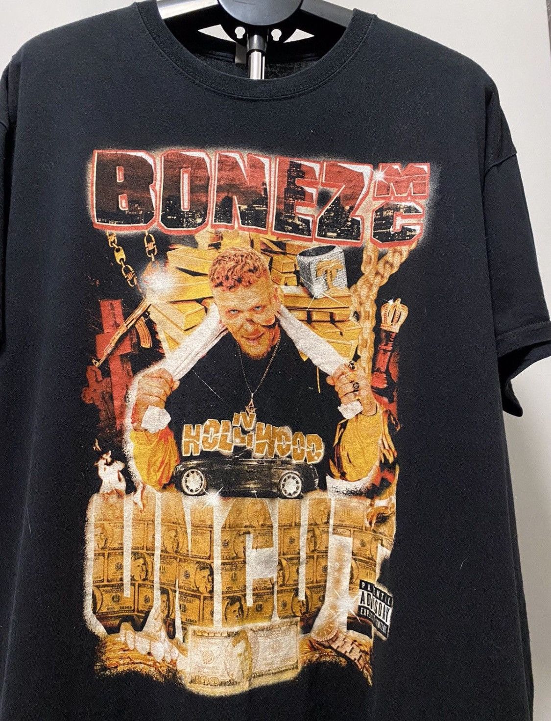 Rap Tees × Vintage Bonez MC Vintage Rap Shirt Size US XL / EU 56 / 4 - 2 Thumbnail