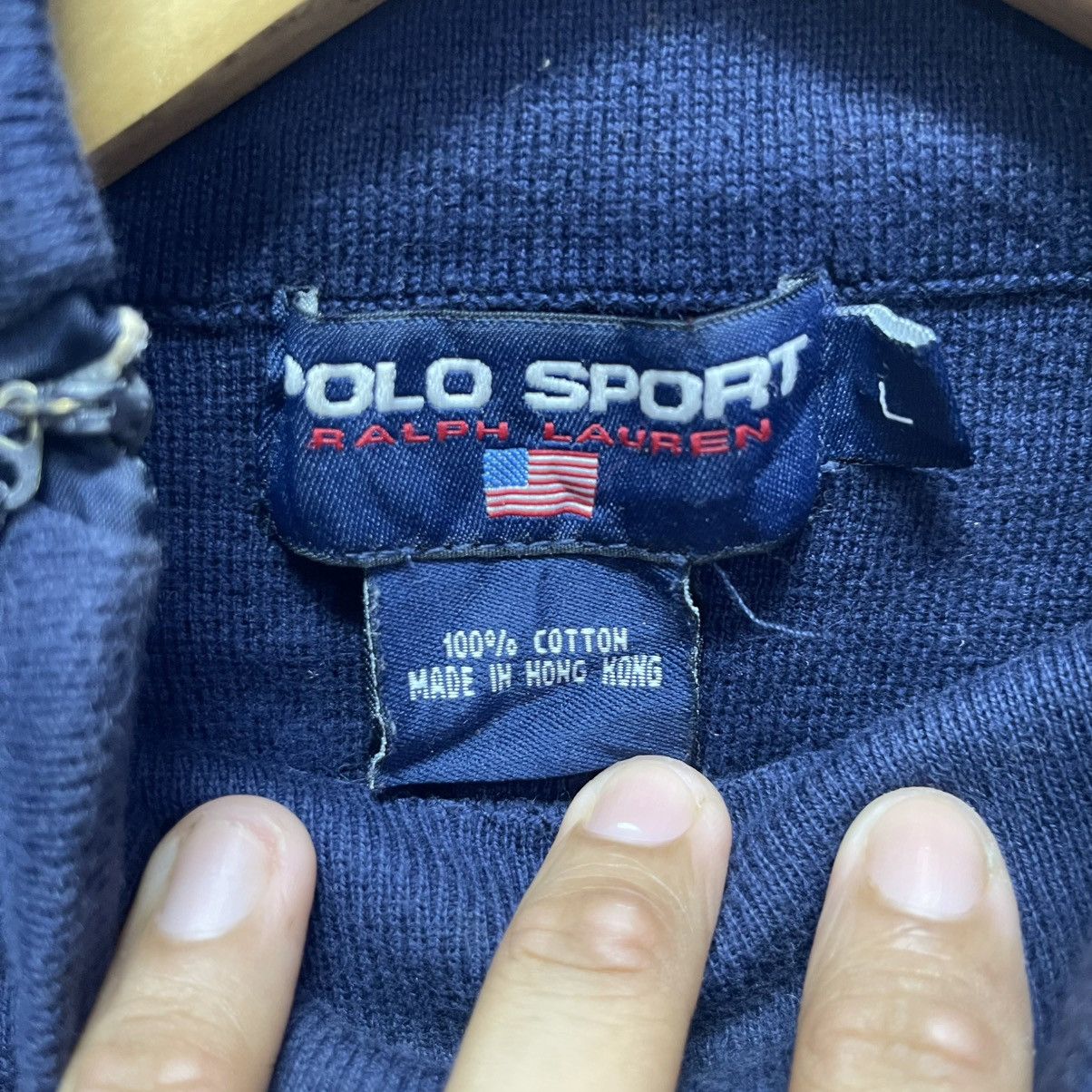 Polo Ralph Lauren Vintage Polo Sport Mock Neck Fleece Sweatshirt Size US M / EU 48-50 / 2 - 9 Thumbnail