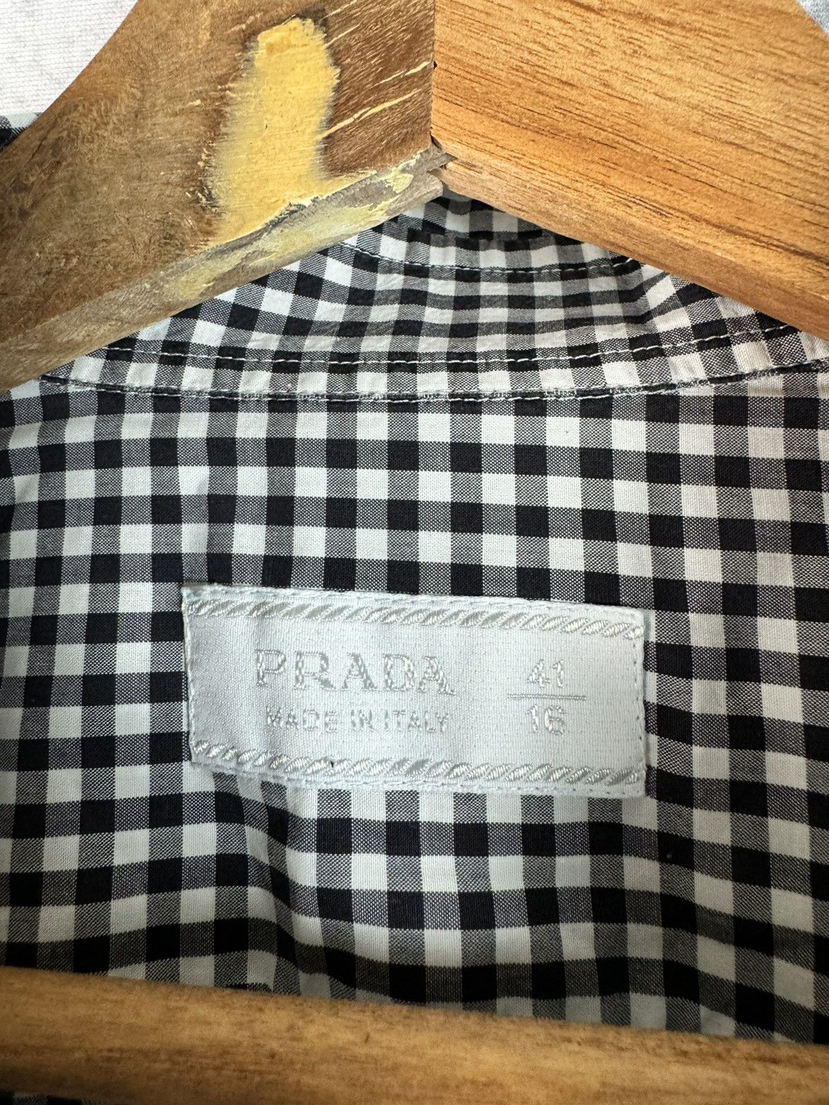 Prada Prada Formal checked Shirt Size US L / EU 52-54 / 3 - 3 Thumbnail