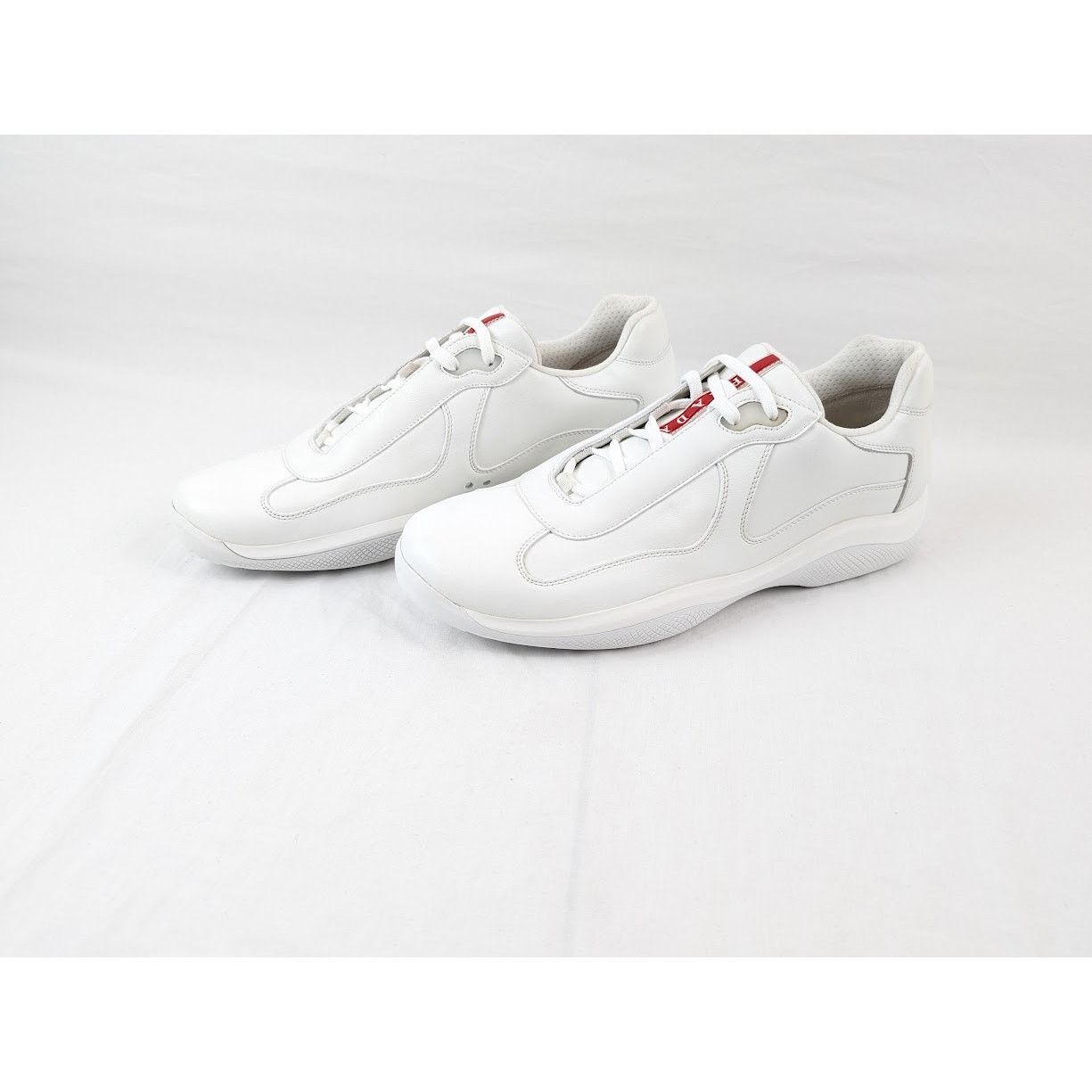 Prada o1rshd1 Cup Low-Top Sneakers in Bianco Size US 10 / EU 43 - 11 Thumbnail
