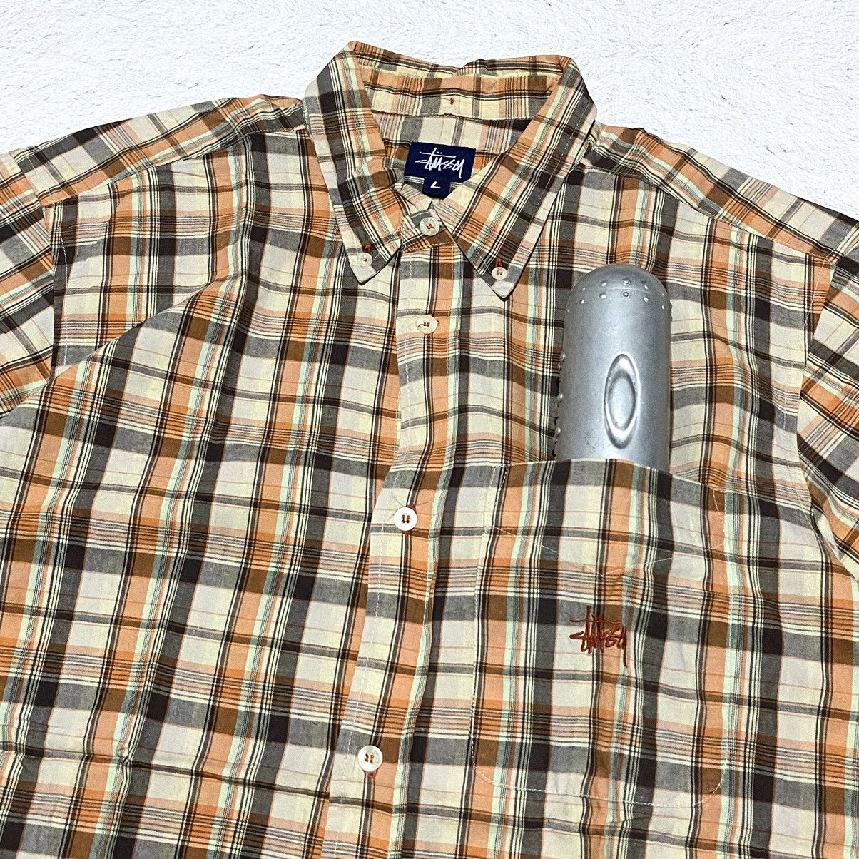 Stussy 💥RARE💥 Vintage 80s Stussy plaid shirt Size US L / EU 52-54 / 3 - 2 Thumbnail