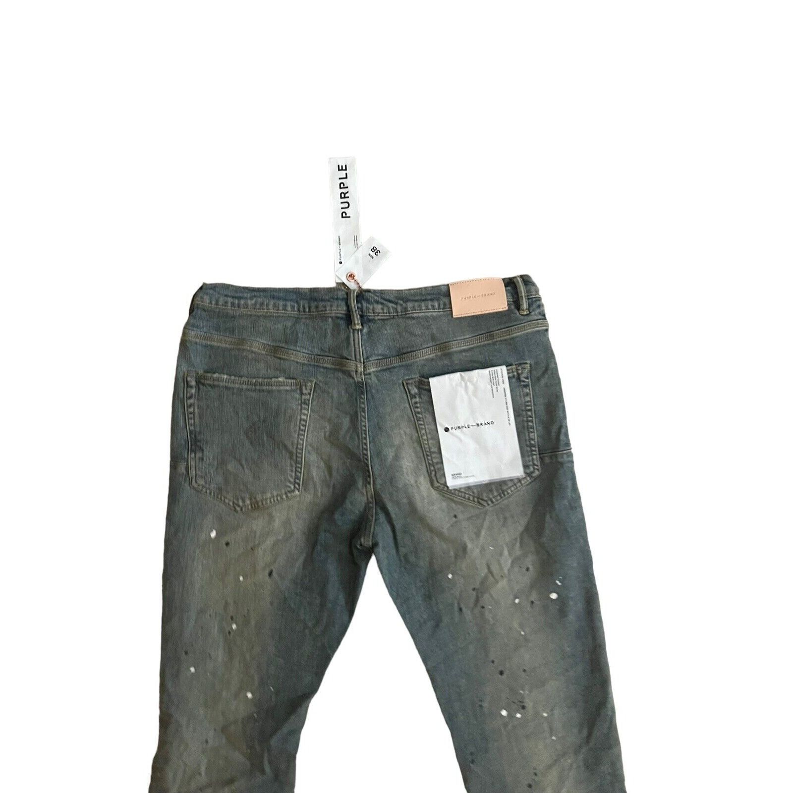 Purple Brand Purple Brand Jeans Mens Drop Fit Slim P002 Blue Size 38/32 Size US 38 / EU 54 - 5 Thumbnail