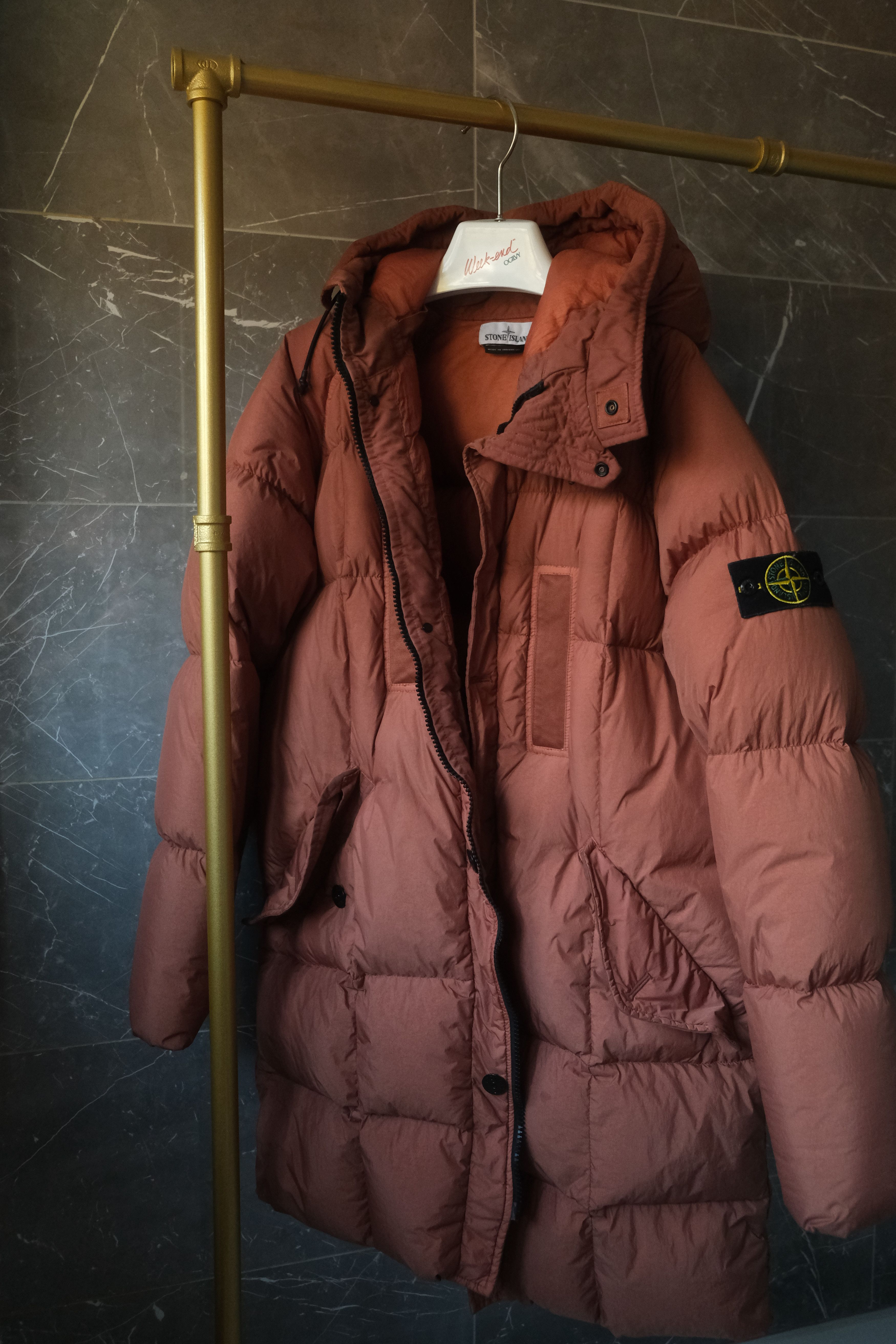 Island Crinkle Reps Stone Island Rust Jacket Stone Island Crinkle