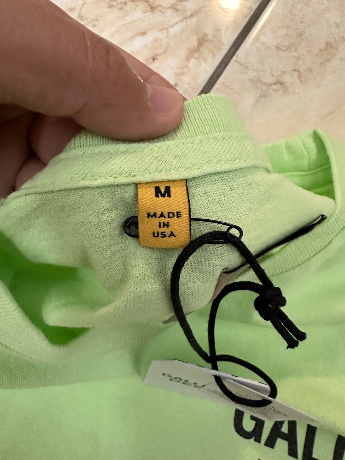 Gallery Dept. Gallery Dept. Vintage Souvenir Logo “ Lime Green “ Size US M / EU 48-50 / 2 - 5 Thumbnail