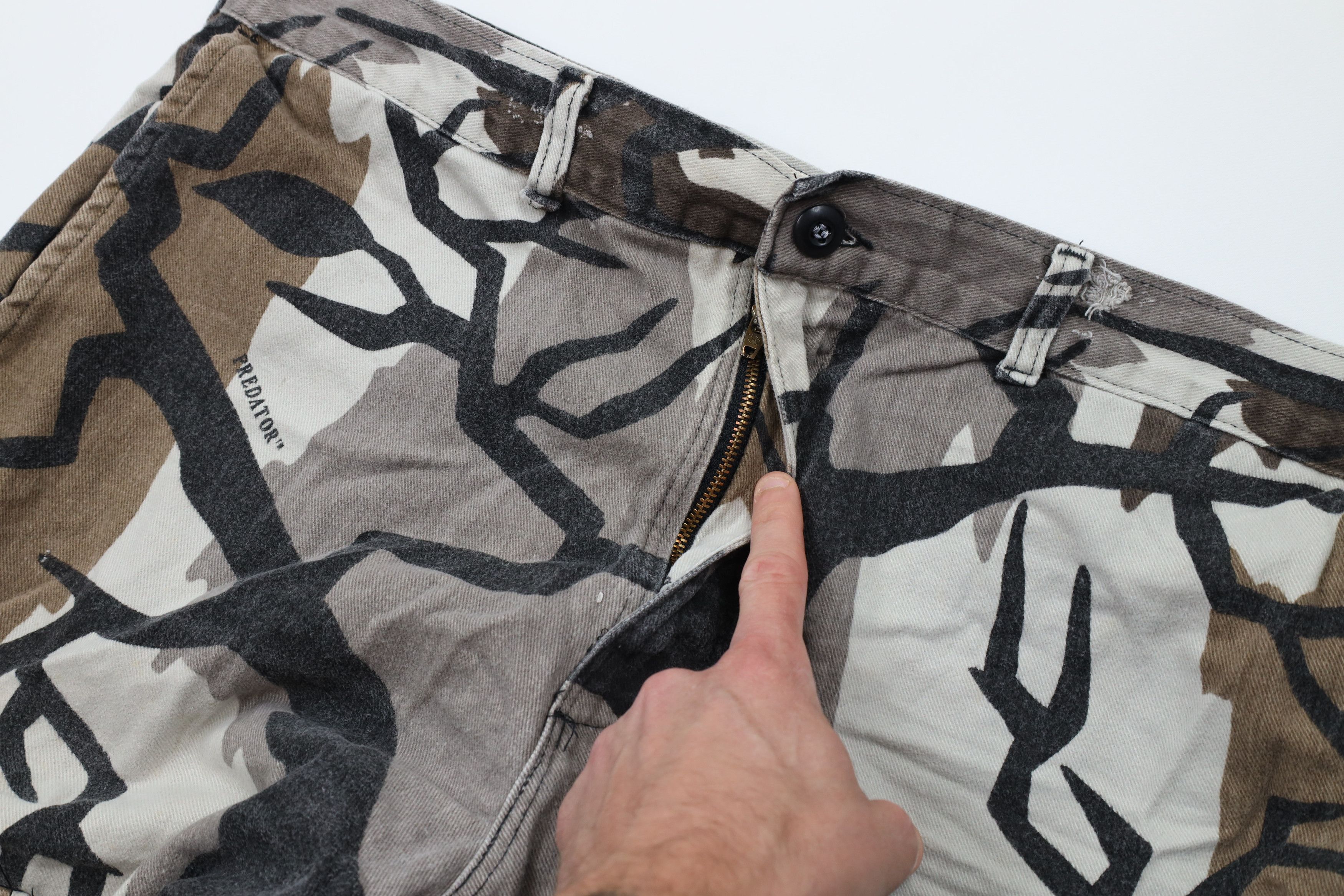 Vintage Vintage 90s Streetwear Camouflage Wide Leg Cargo Pants USA Size US 38 / EU 54 - 9 Thumbnail