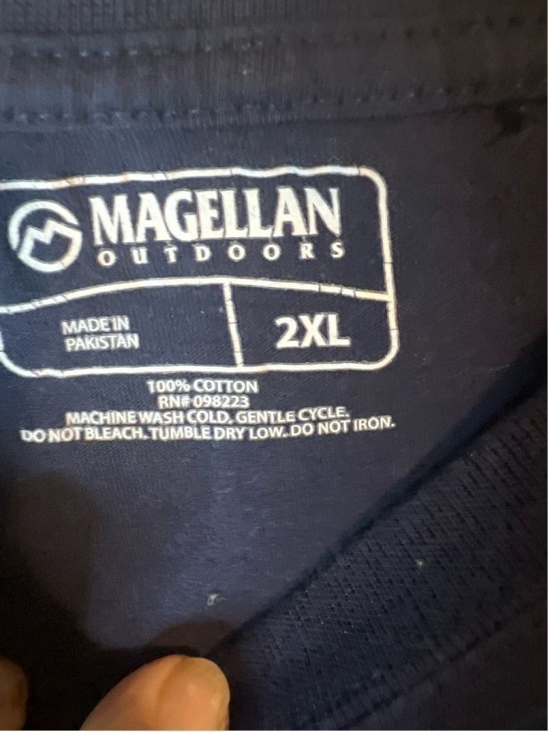 Other Men's Magellan Outdoors T-shirt 2XL Blue Size US XL / EU 56 / 4 - 3 Thumbnail