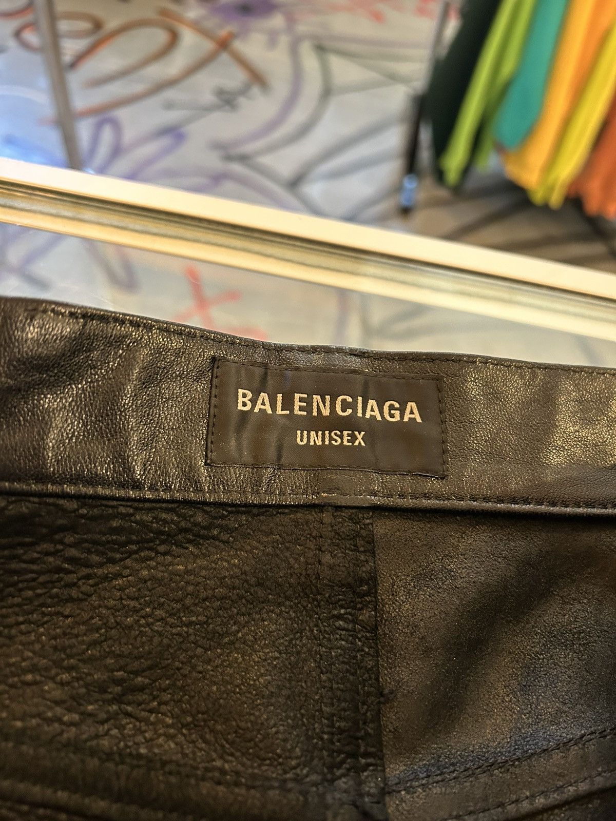 Balenciaga Balenciaga Flared leather pants Size US 29 - 6 Thumbnail