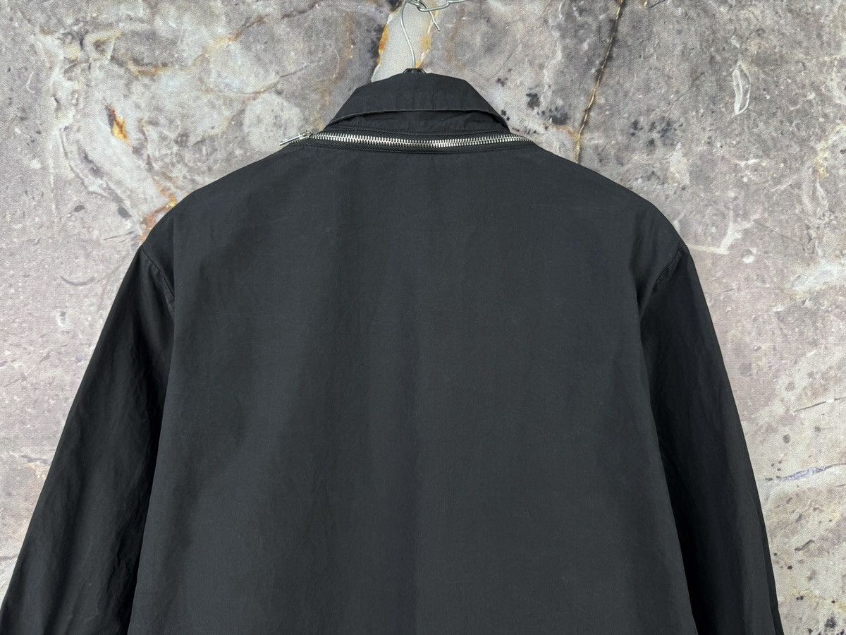 Alexander Wang Alexander Wang Black Shirt Long Sleeve Zip Detail Designer Size S / US 4 / IT 40 - 16 Thumbnail
