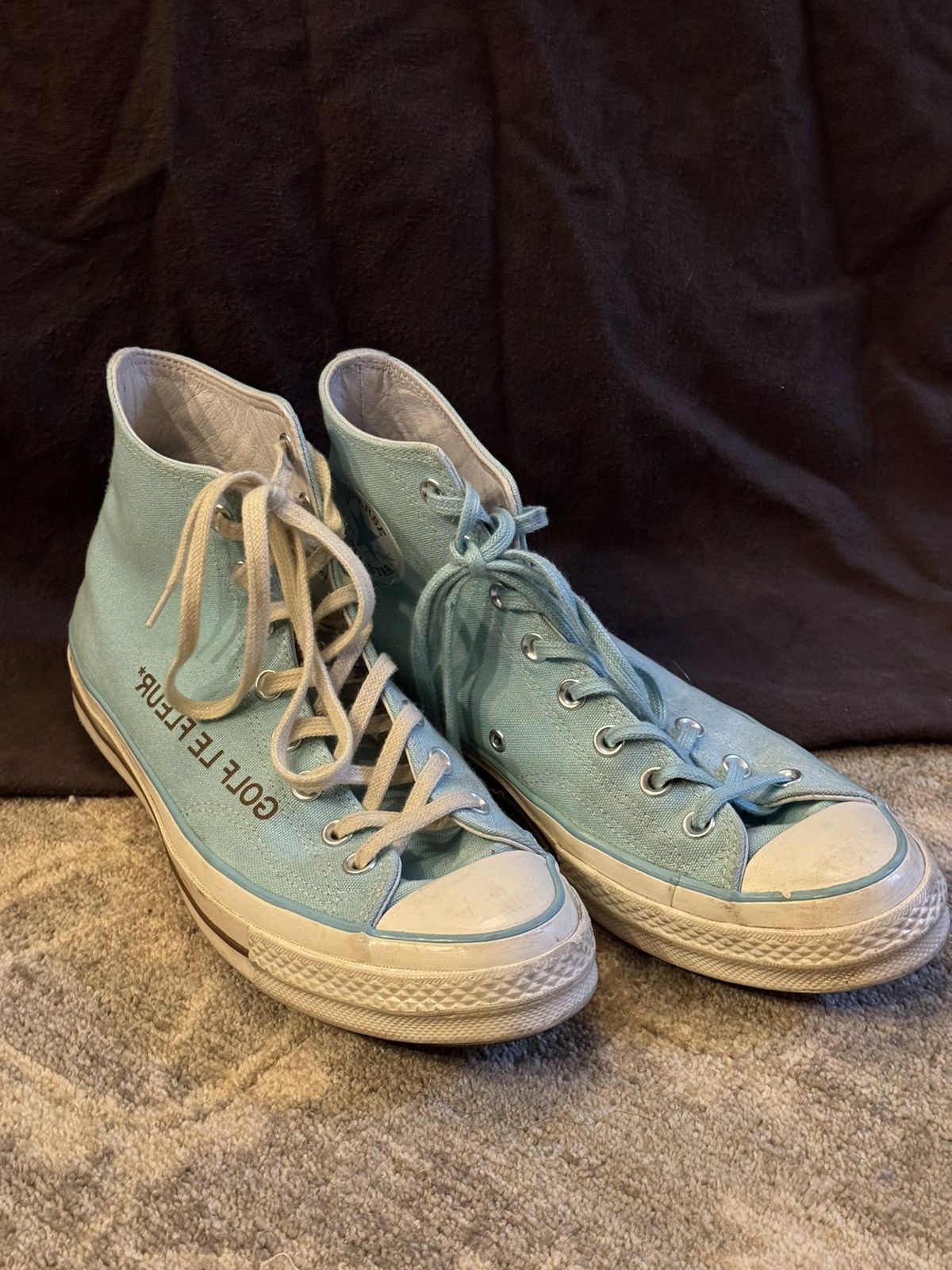 Converse × Golf Wang × Golf le Fleur Golf Le Fleur Chuck 70 “Gulf Stream” 2018 CFG Exclusive Size US 10 / EU 43 - 3 Thumbnail