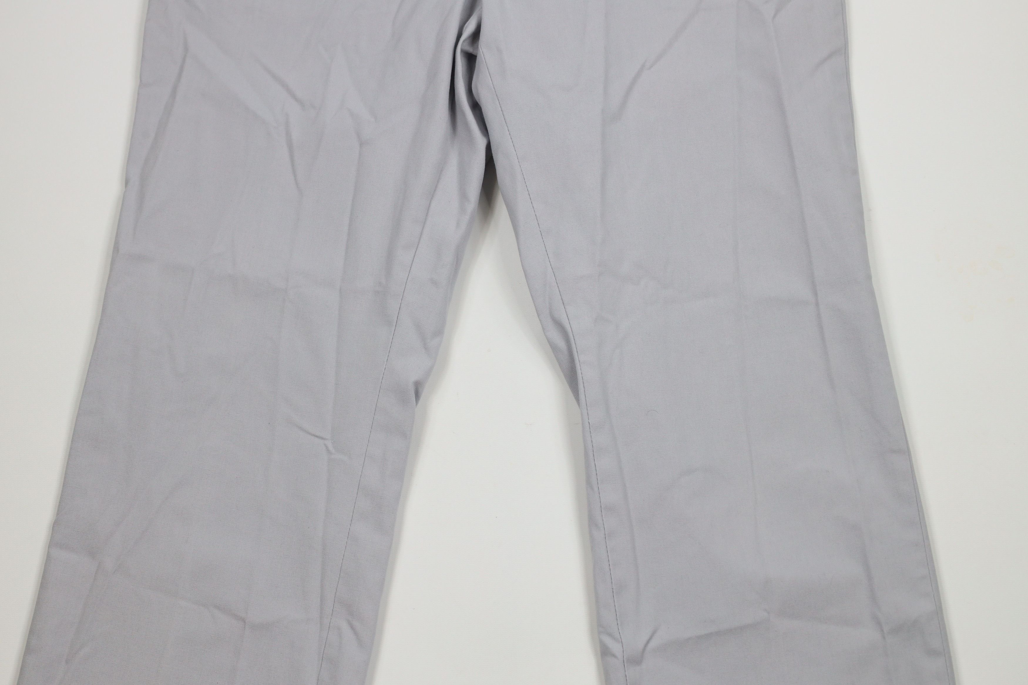 Vintage Vintage 70s Streetwear Wide Leg Chino Pants Trousers Gray Size US 34 / EU 50 - 3 Thumbnail