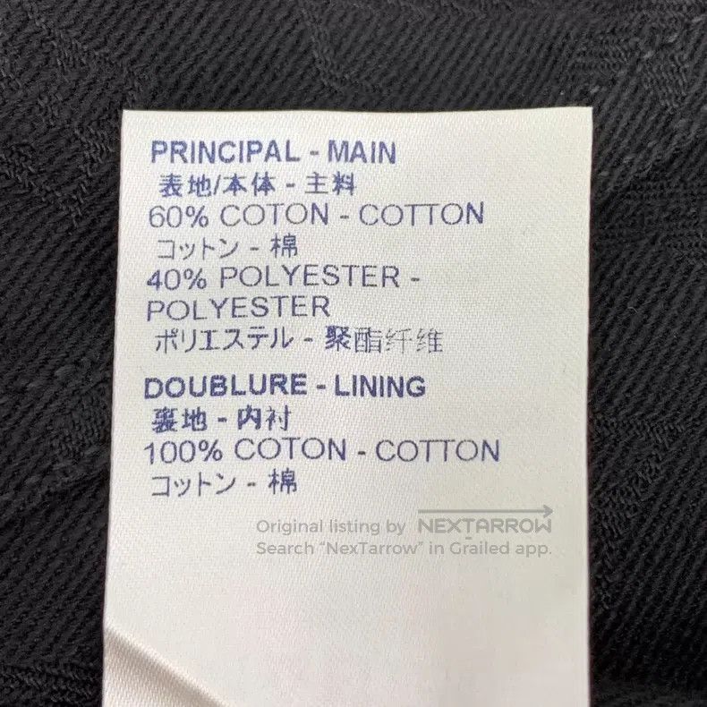 Louis Vuitton Louis Vuitton Black logo presbyopic dark print cotton lape Size US S / EU 44-46 / 1 - 8 Thumbnail