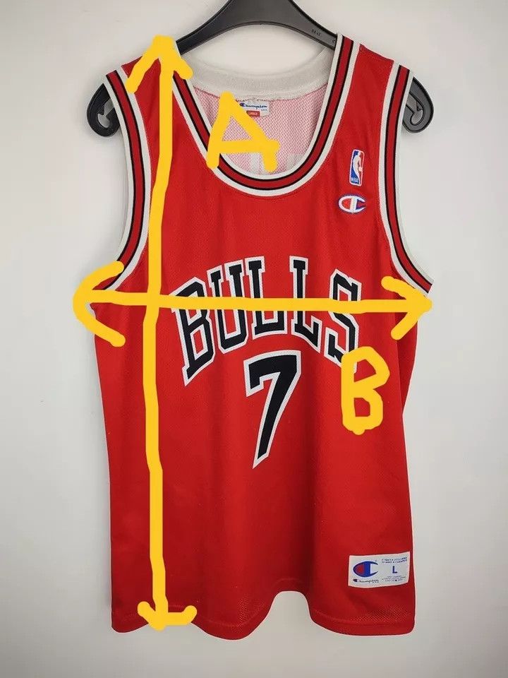 NBA NBA CHICAGO BULLS BASKETBALL SHIRT CHAMPION #7 KUKOC Size US L / EU 52-54 / 3 - 7 Thumbnail