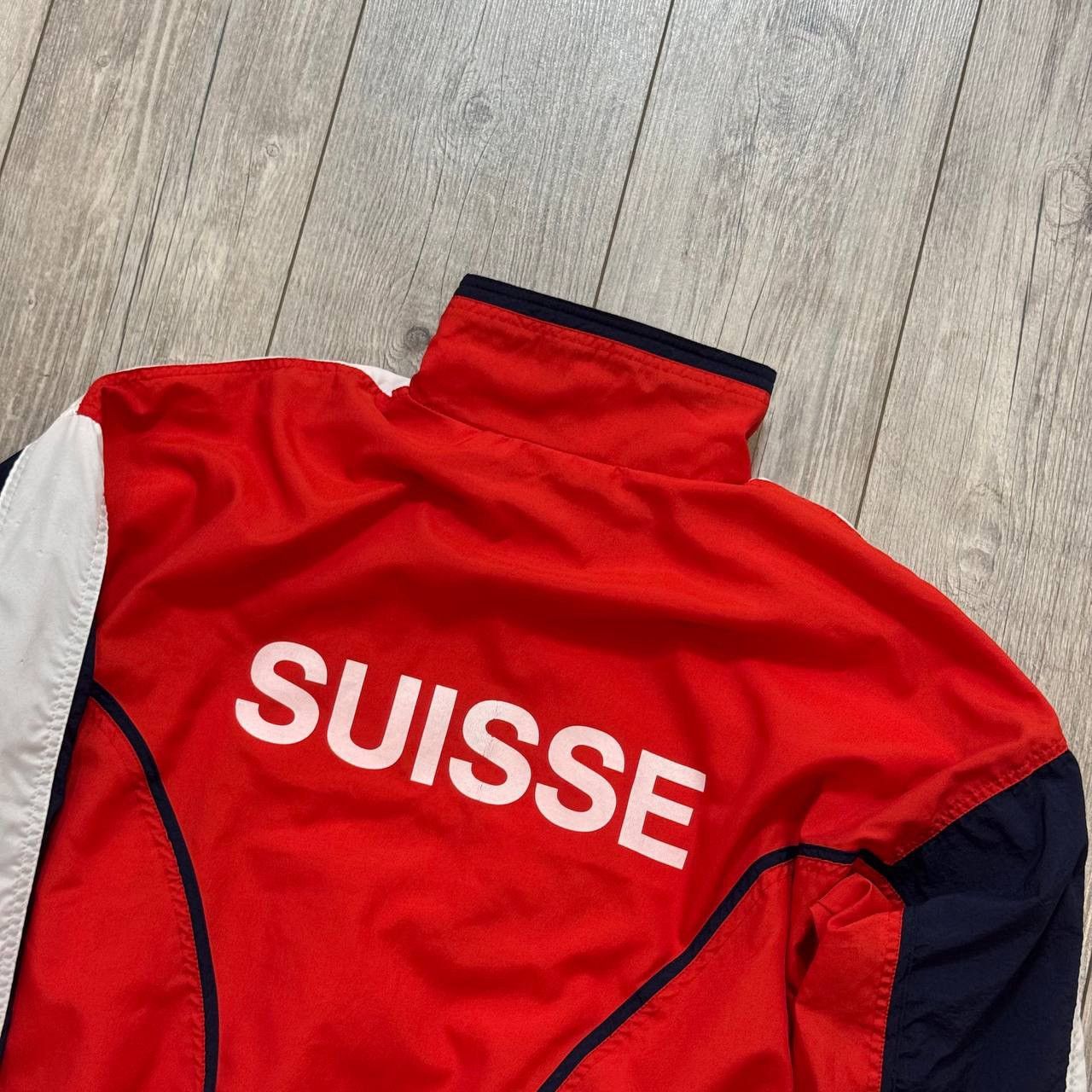 Lotto Sport × Vintage Vintage 1994-96 Switzerland Lotto Player Issue Track Jacket Size US L / EU 52-54 / 3 - 4 Thumbnail