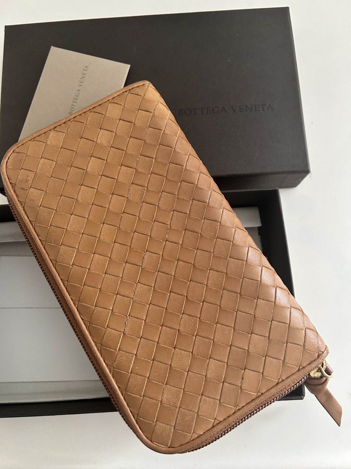 Bottega Veneta Intrecciato Round Zip Wallet Size ONE SIZE - 2 Thumbnail