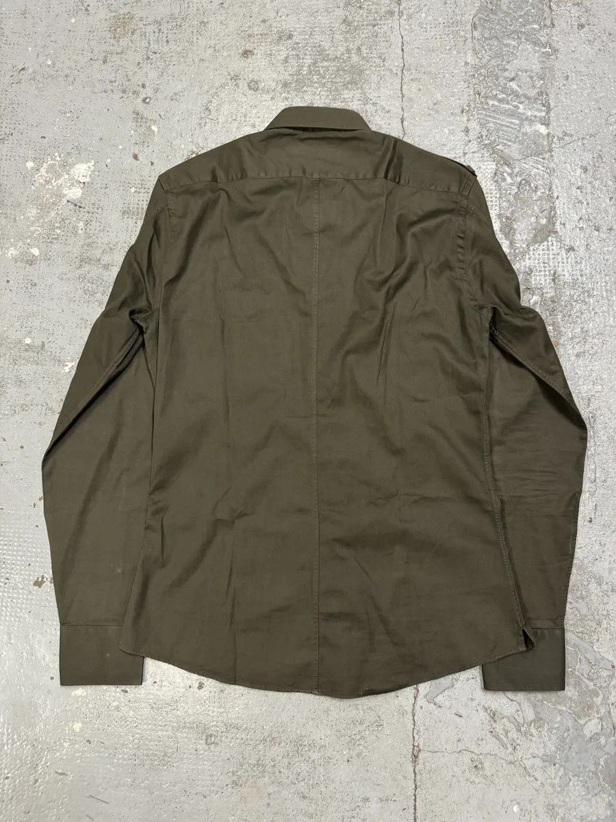 Gucci Gucci Khaki Green Military Shirt Size US M / EU 48-50 / 2 - 4 Thumbnail