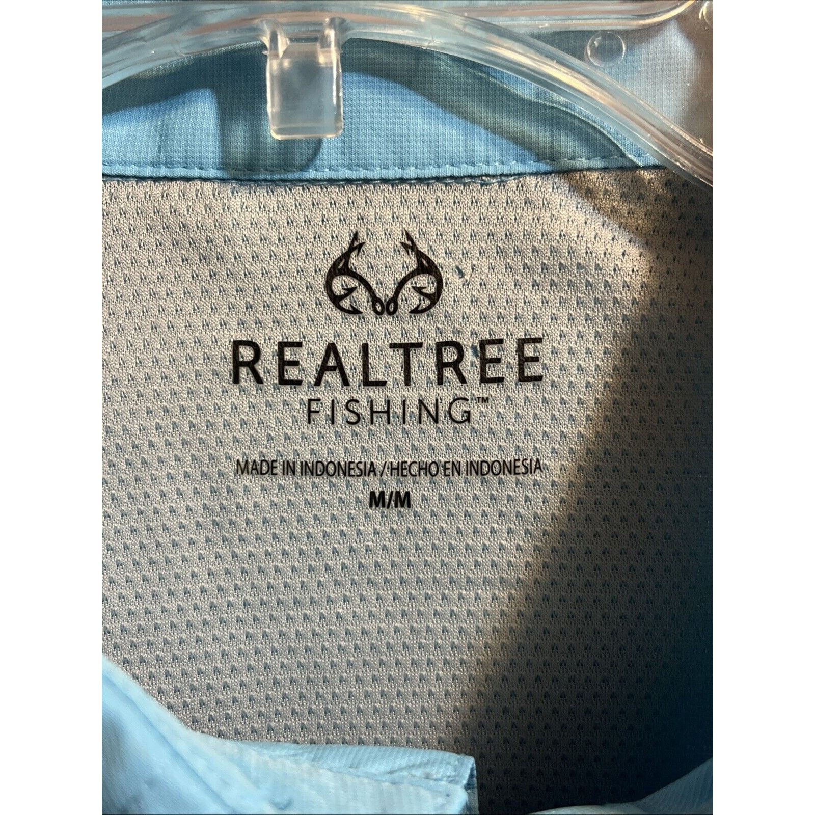 Realtree RealTree Shirt M Blue Vented Fishing Hiking Outdoors Mens SS Size US M / EU 48-50 / 2 - 3 Thumbnail