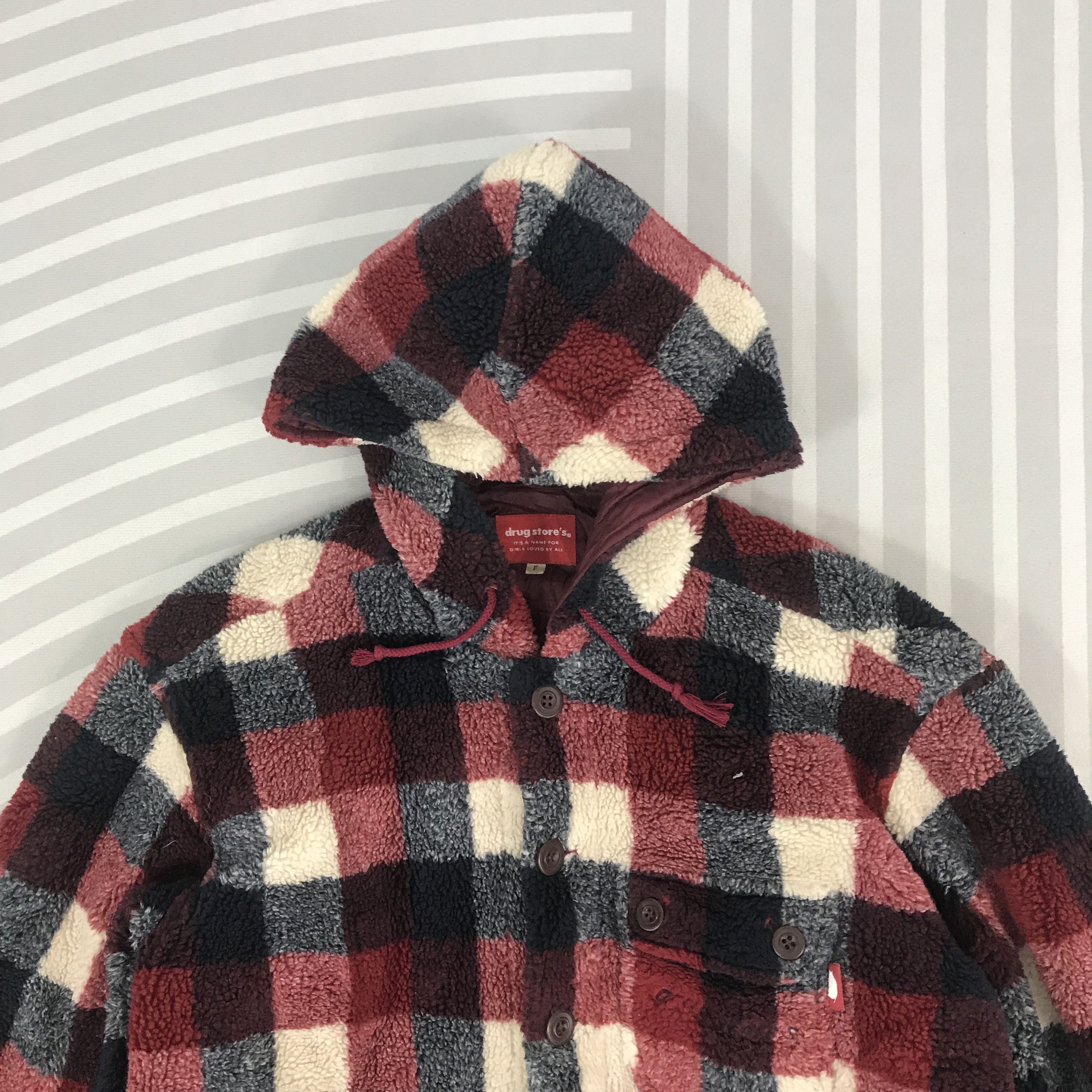 Japanese Brand × Vintage Vintage drug store's Sherpa multi pocket button jacket Size US L / EU 52-54 / 3 - 2 Thumbnail
