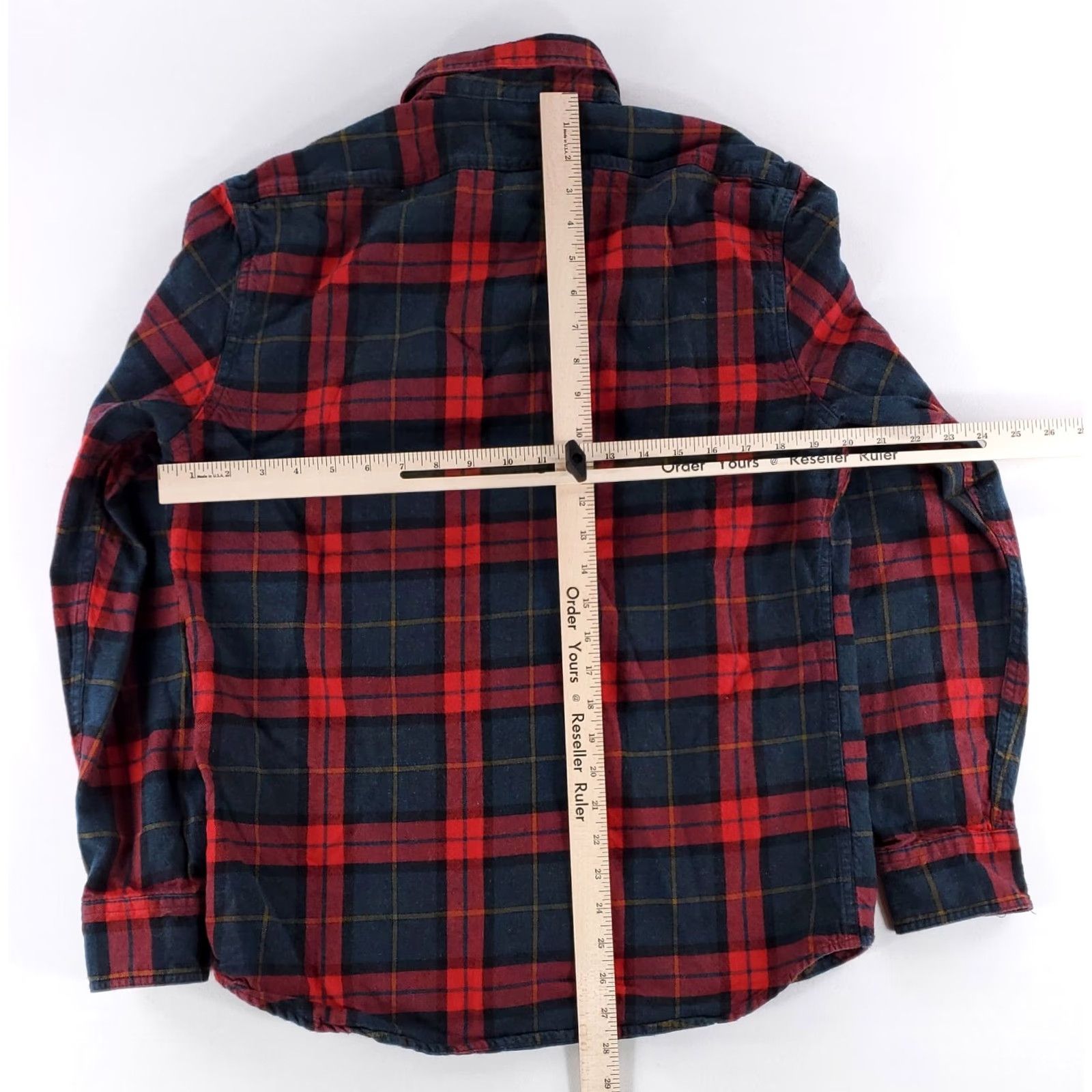 Taylor Stitch Taylor Stitch Flannel Shirt Button Up Long Sleeve Plaid Red Green Mens 42 Multicolor Regular Long Sleeve Mens 42 Size US XL / EU 56 / 4 - 5 Thumbnail
