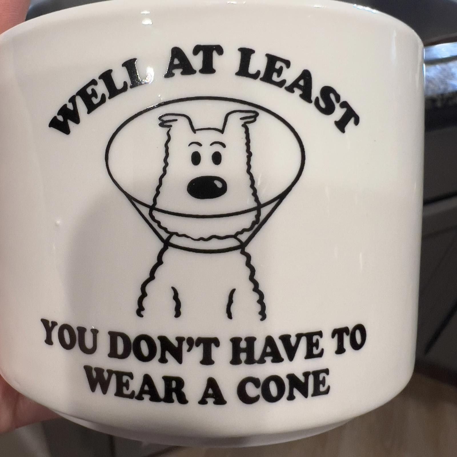 Other Ceramic Flower Pot with Drainage Hole and Humorous Dog Print Size ONE SIZE - 1 Thumbnail