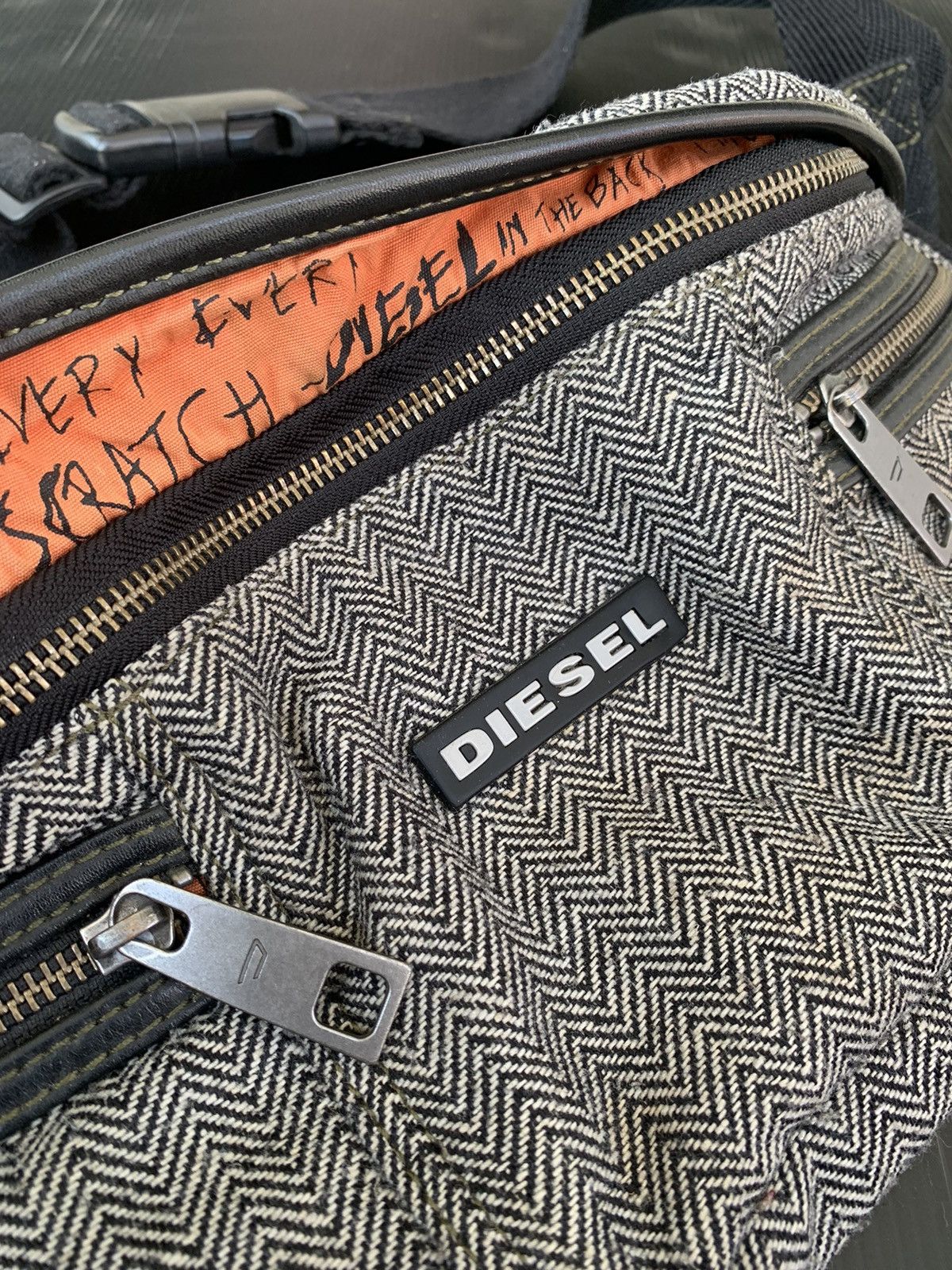 Diesel Vintage Y2K Diesel waist Pack Sling Shoulder denim Bag Size ONE SIZE - 3 Thumbnail
