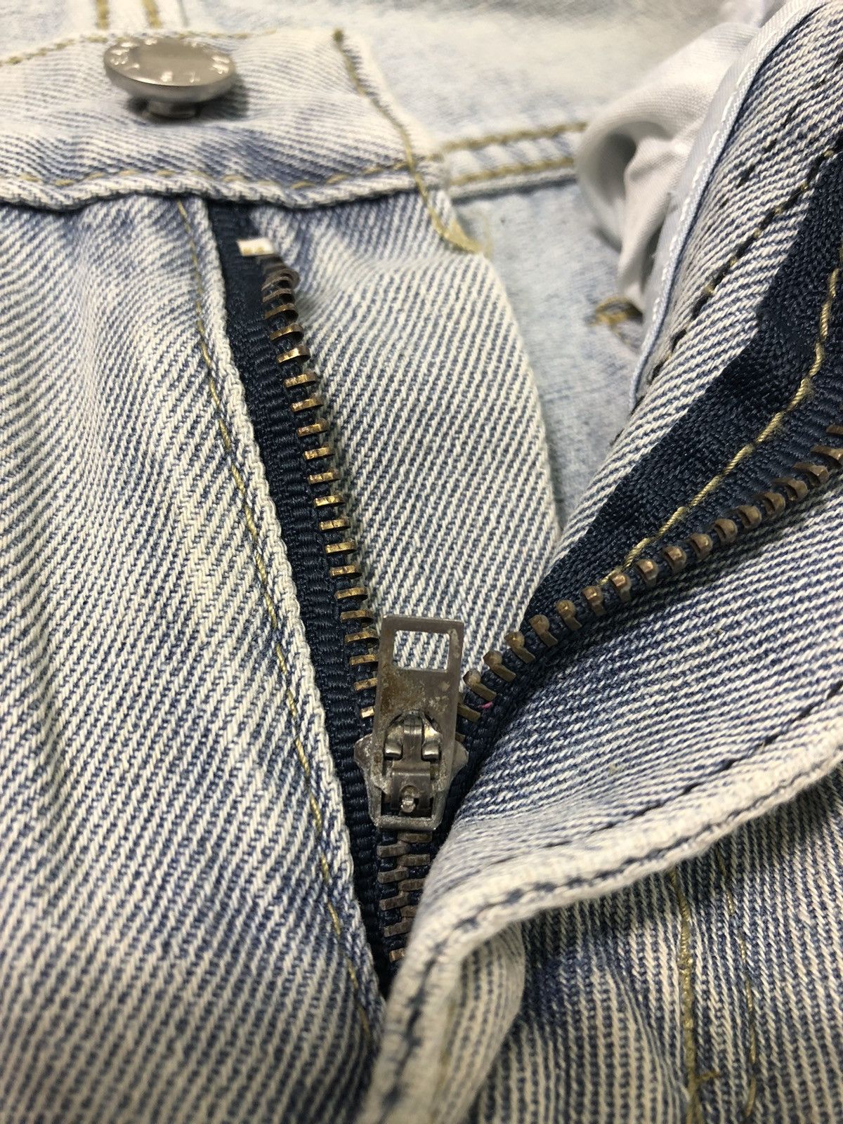 Vintage 🦋 Vintage 90s ZS Jeans Butterfly Silhouettes Straight Denim Size US 29 - 11 Thumbnail