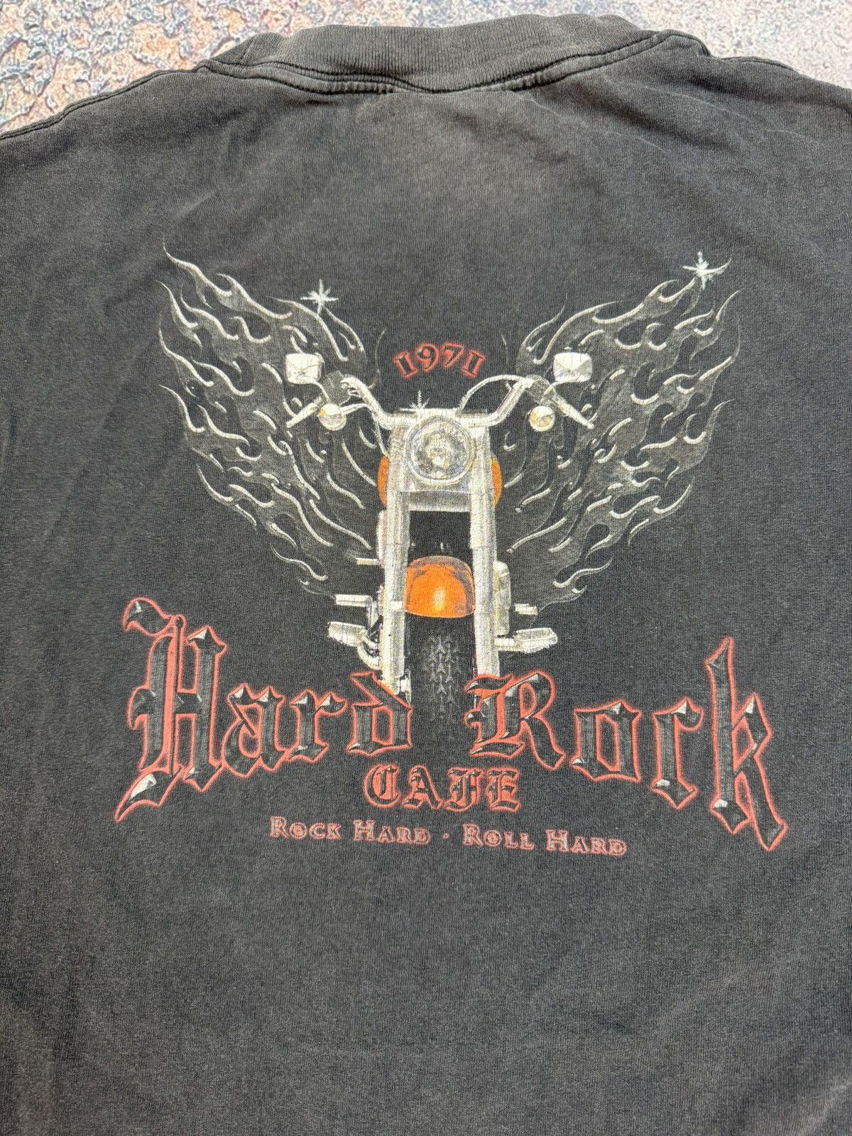 Hard Rock Cafe Vintage Y2K Hard Rock Niagara Falls 1971 West Coast Chopper Size US L / EU 52-54 / 3 - 13 Thumbnail