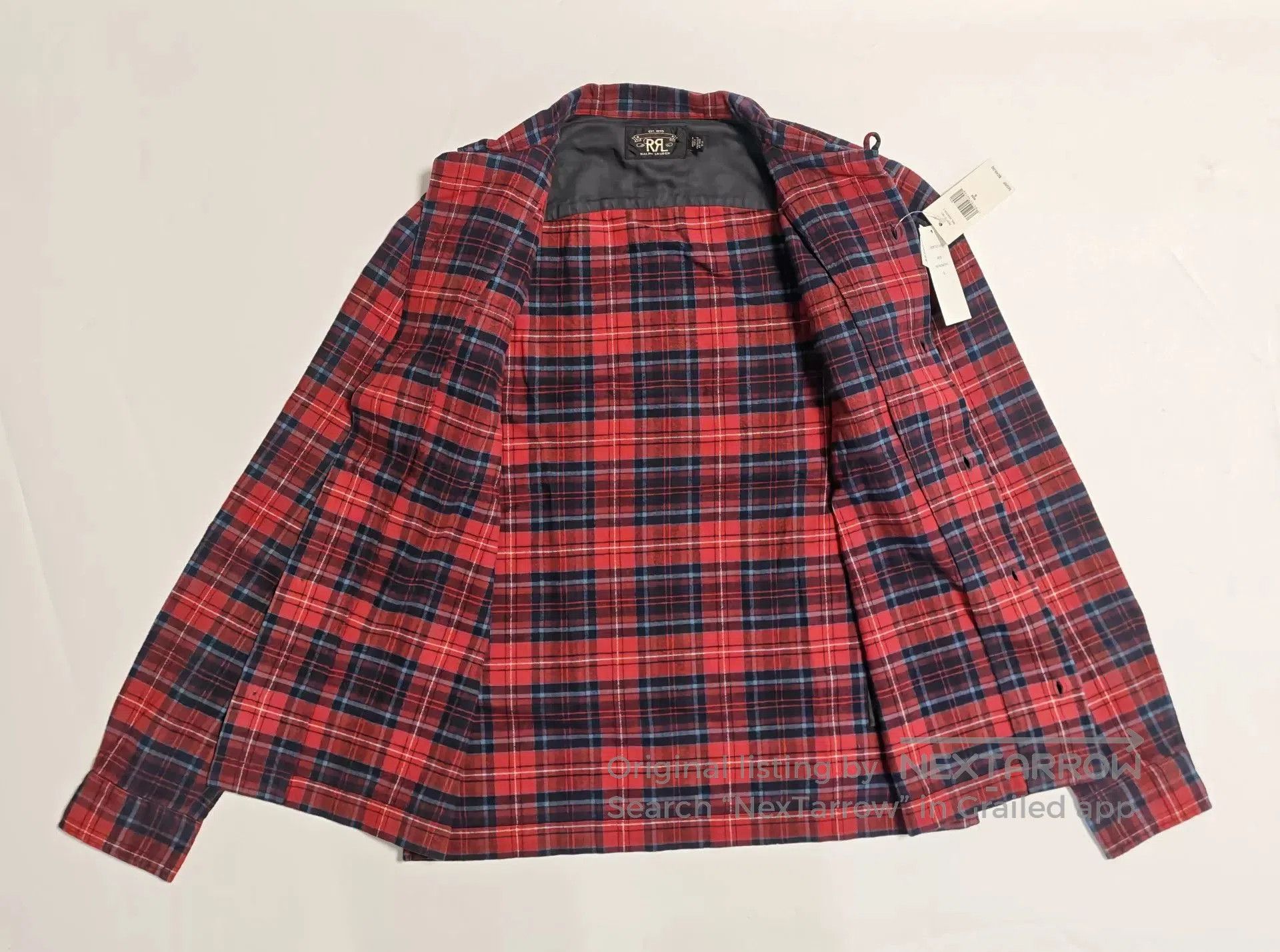 RRL Ralph Lauren Ralph Lauren RRL Red Black Plaid Shirt. Size US S / EU 44-46 / 1 - 5 Thumbnail