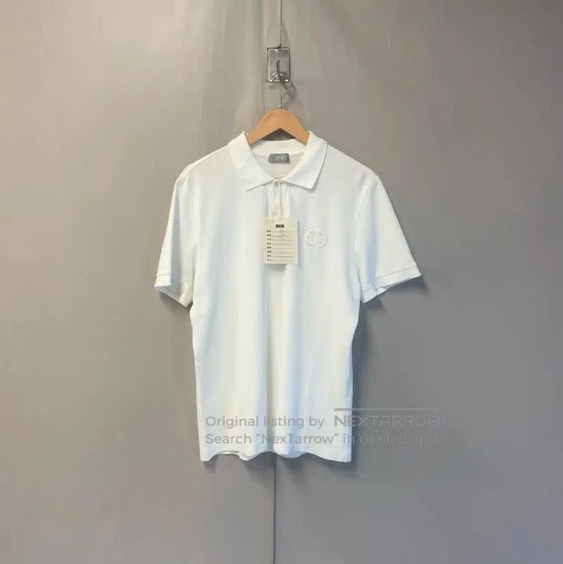 Dior Dior White XL Men's Polo Shirt . Size US XL / EU 56 / 4 - 1 Thumbnail