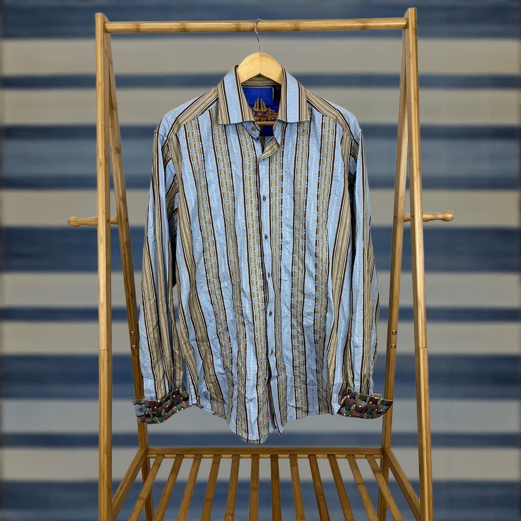 Robert Graham Robert Graham Embroidered Button Long Sleeve Shirt LT Multicolor Size US L / EU 52-54 / 3 - 1 Thumbnail